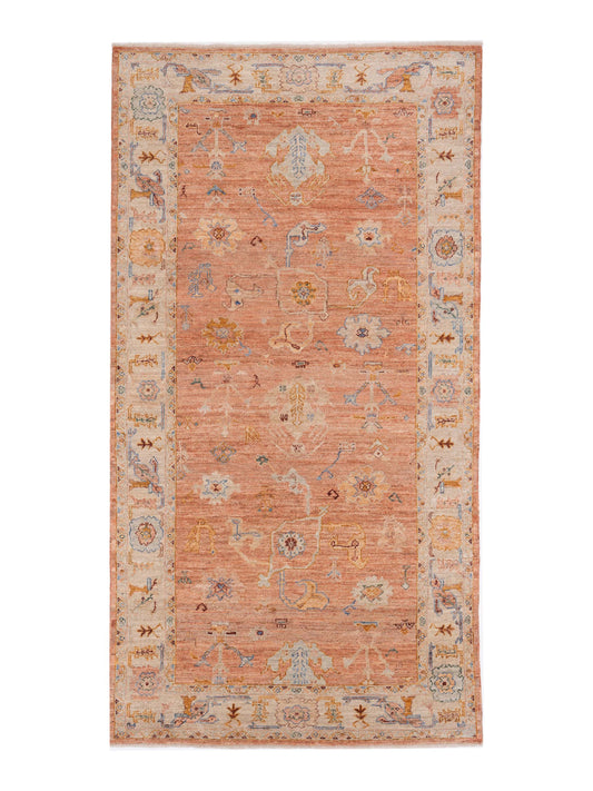 Anadol Angora Oushak  Pink Ivory Traditional