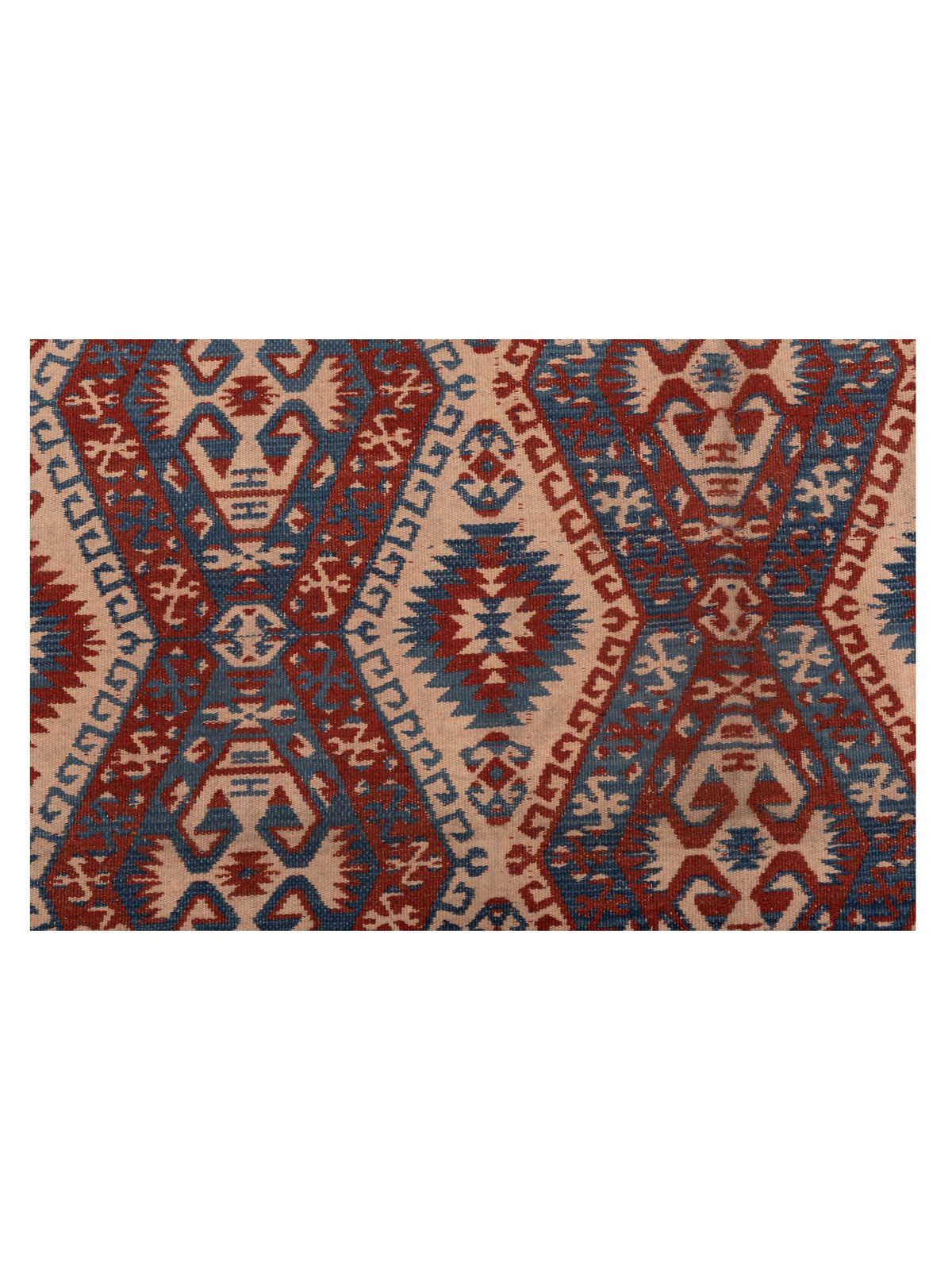 Kilim 43435 Blue Red 5.3x7.11 Hand Woven Rug