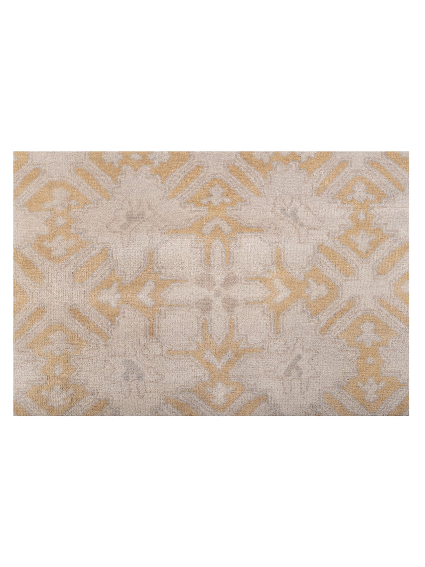 Evren 123398 Beige Gold 11.9x14.10 Hand Knotted Rug