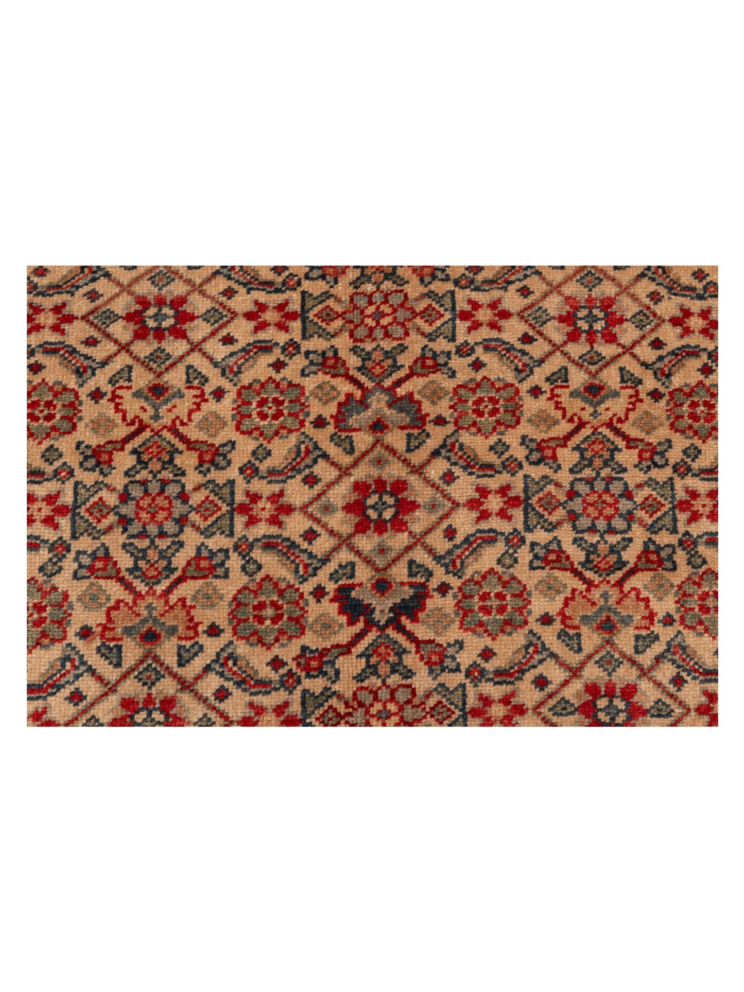 Antique Loom 147389 Ivory Blue 6.10x9.3 Hand Knotted Rug