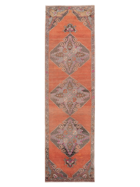 Pasha Old Anatolian  Orange Gray Traditional