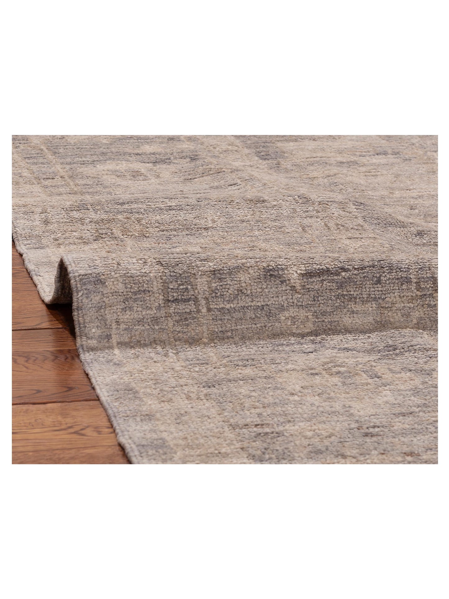 Angora Oushak 156215 Gray Gray 9x11.7 Hand Knotted Rug