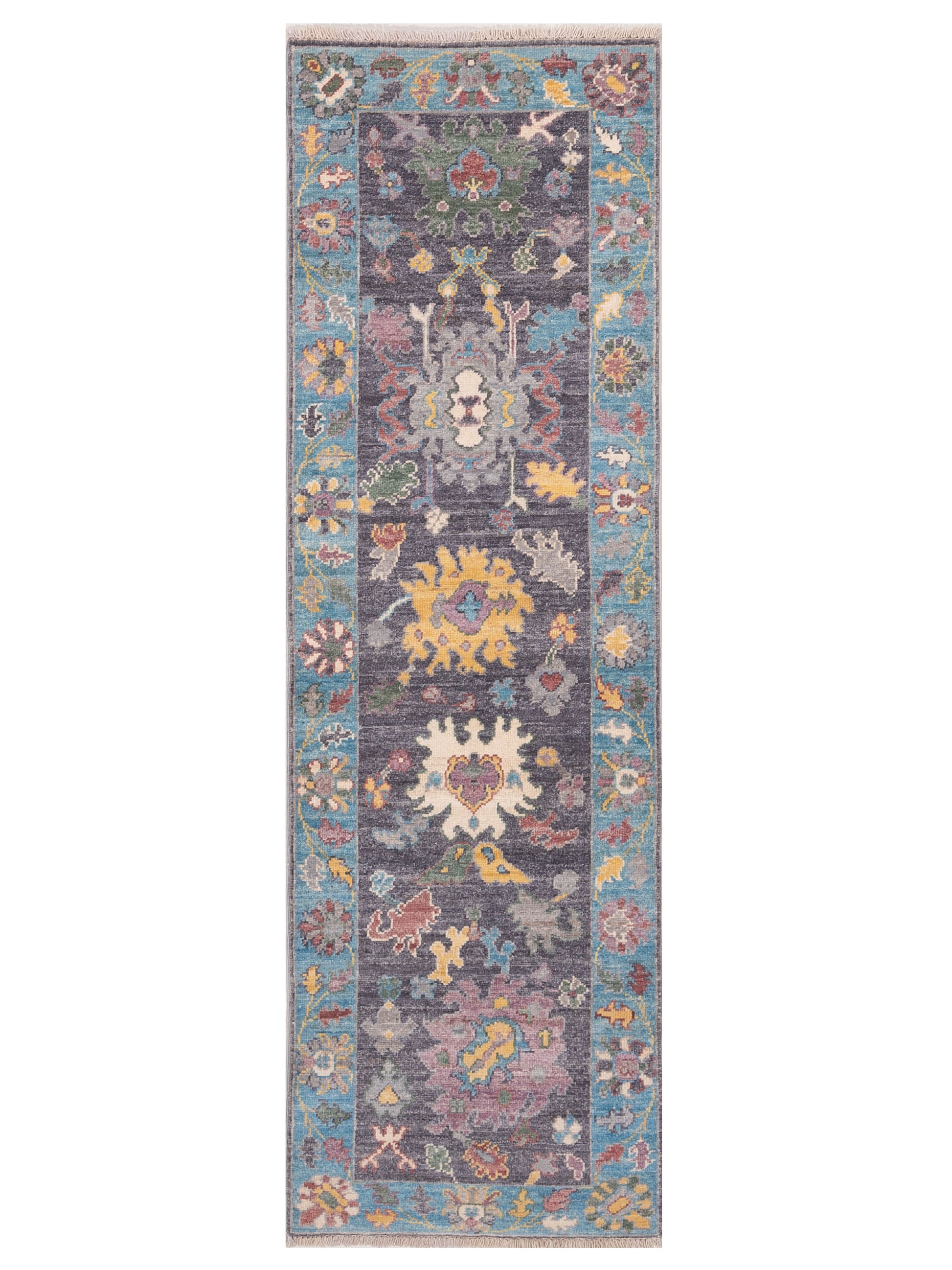 Pasha Anadol Oushak  Purple Blue Traditional