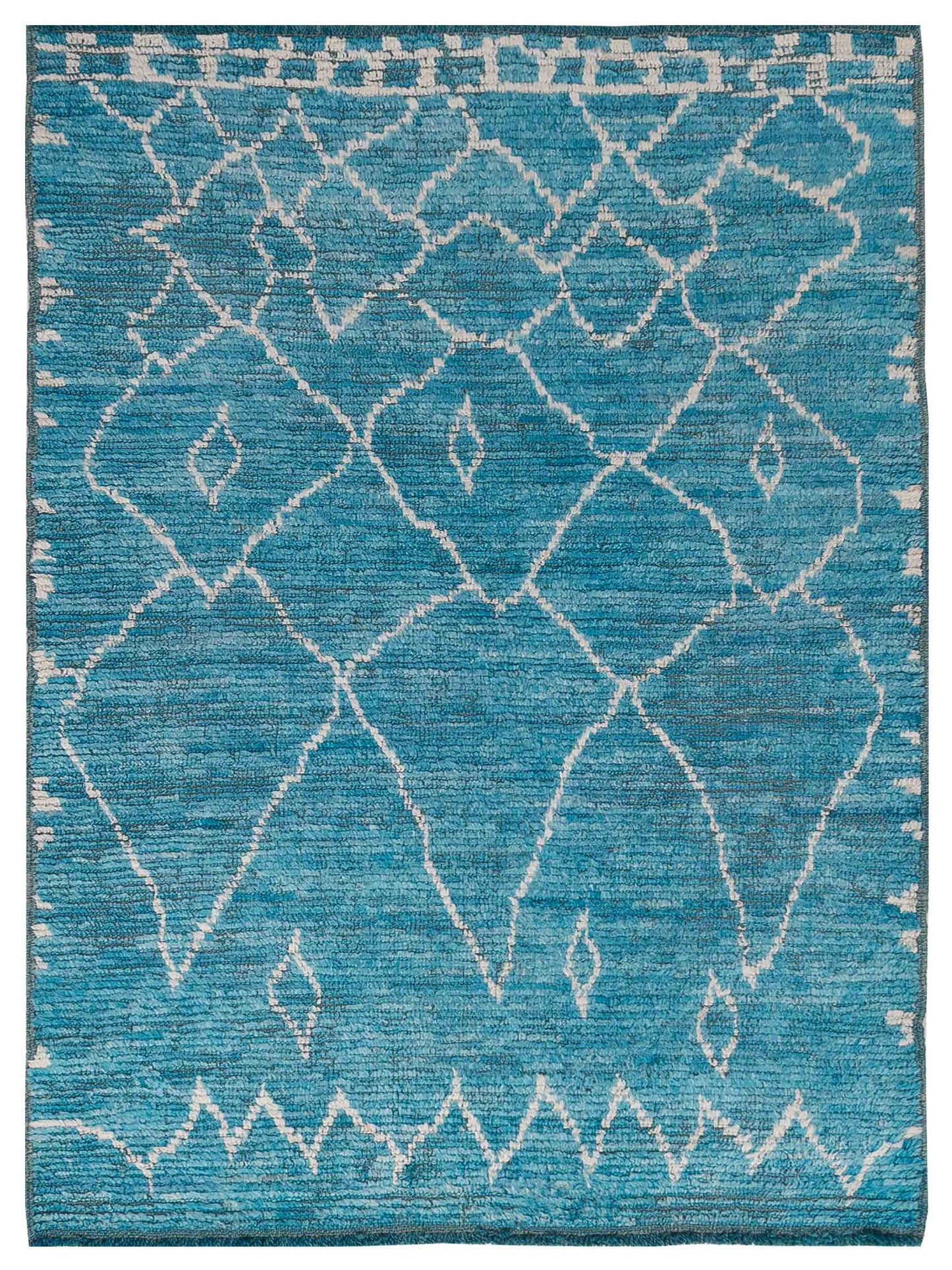 Pasha Berber  Turquoise  Contemporary