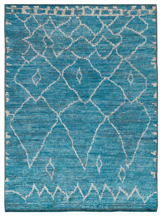 Pasha Berber  Turquoise  Contemporary