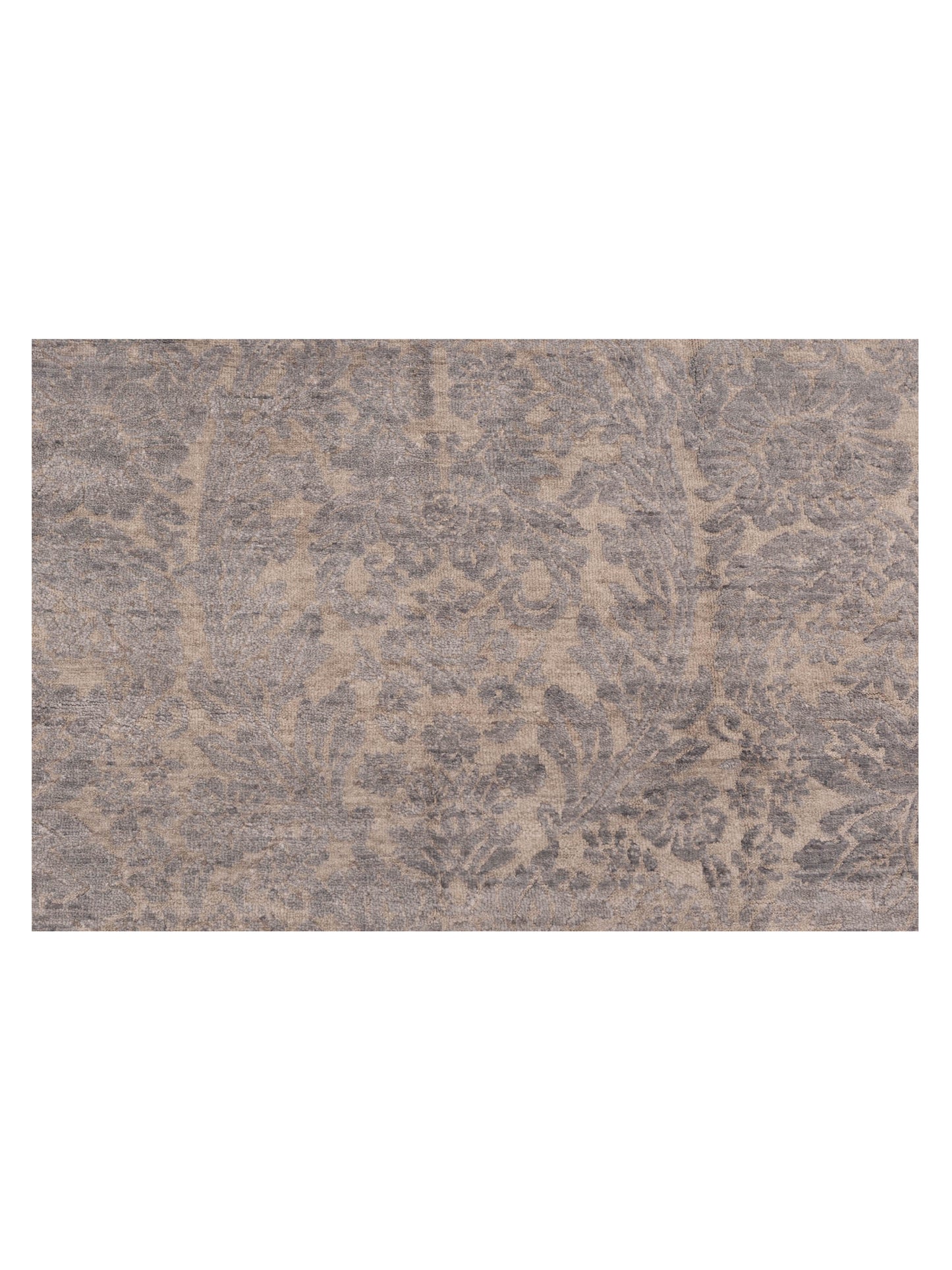 Tibetino 128071 Gray 8.8x11.9 Hand Knotted Rug