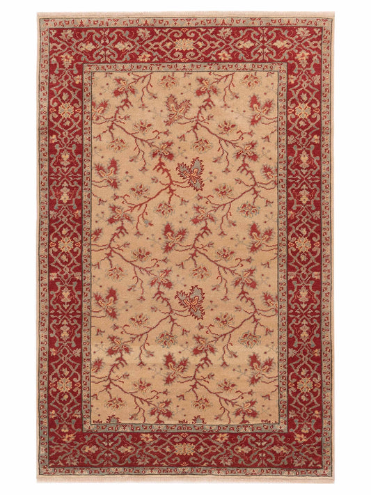 Pasha Antique Loom  Beige Red Transitional