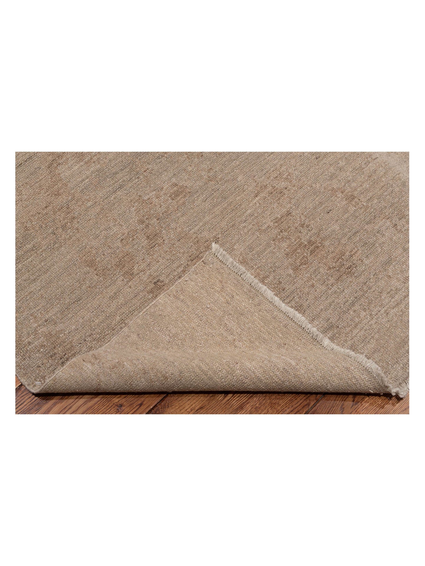 Defne Kathy Silver Brown 6.2x8.10 Hand Knotted Rug