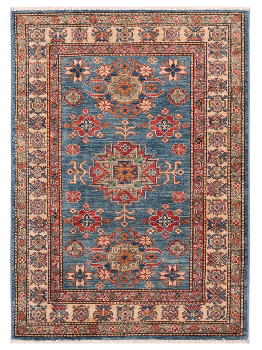 Nomad Super Kazak  Blue Ivory Tribal
