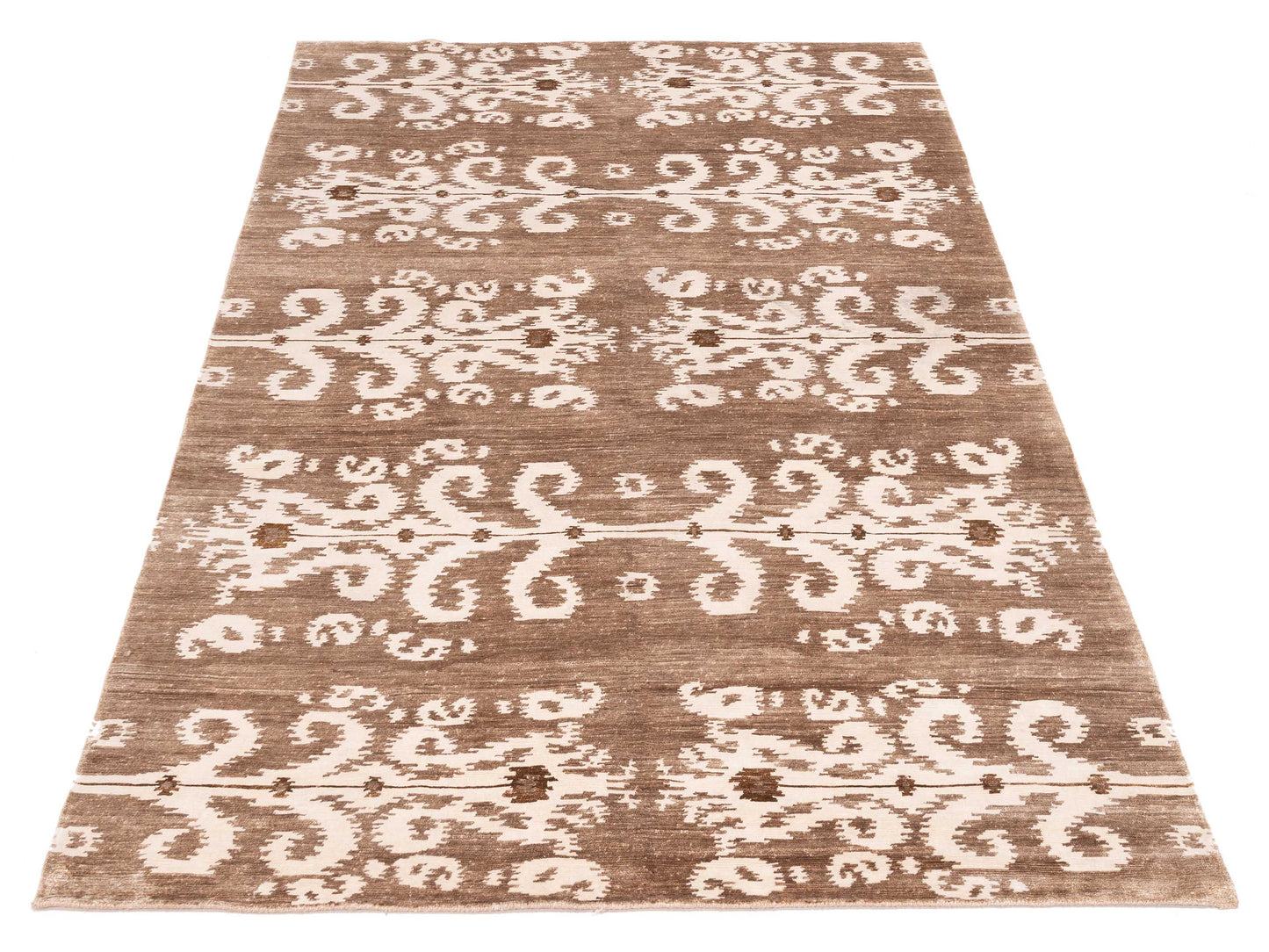Tibetino 126593 Brown 6x9 Hand Knotted Rug