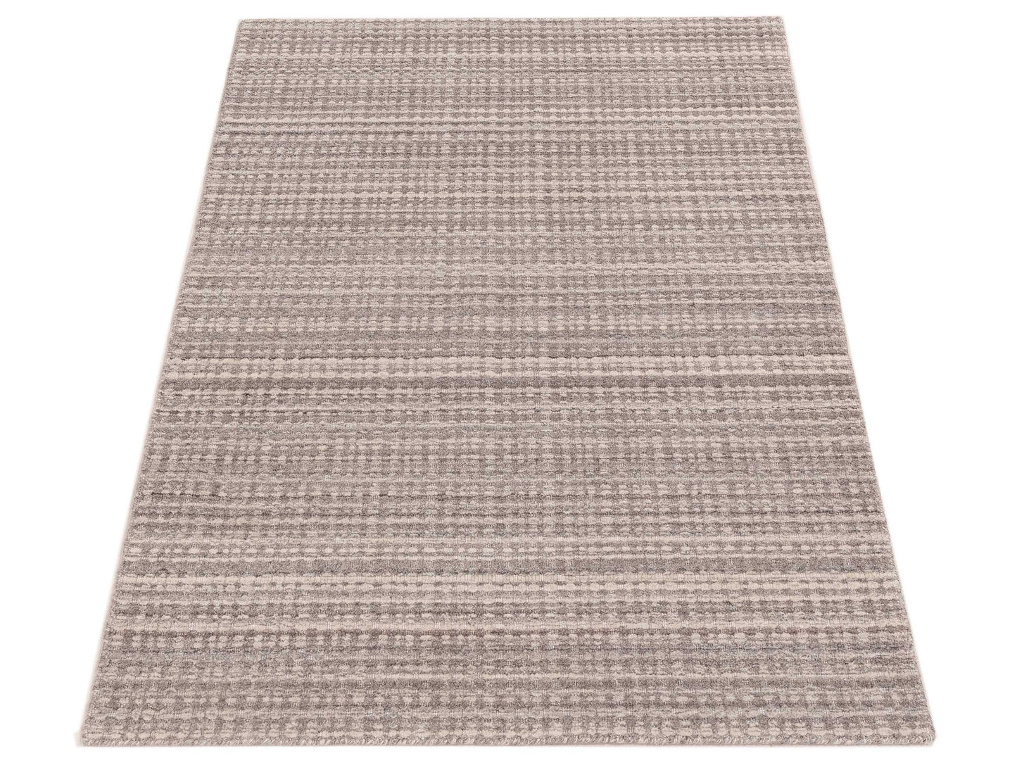 Himalayan 134448 Gray Ivory 3x5 Hand Knotted Rug