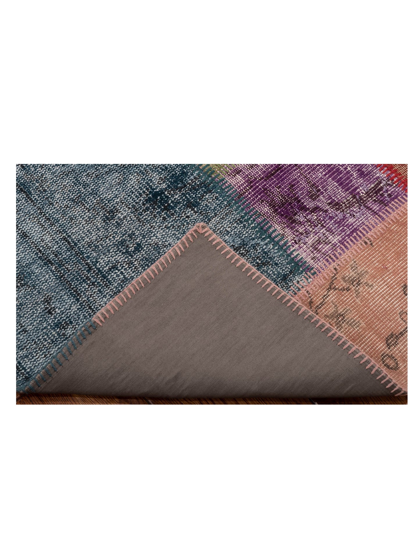 Turkish Vestige Patchwork 131096 Multi 3.3x4.11 Hand Knotted Rug