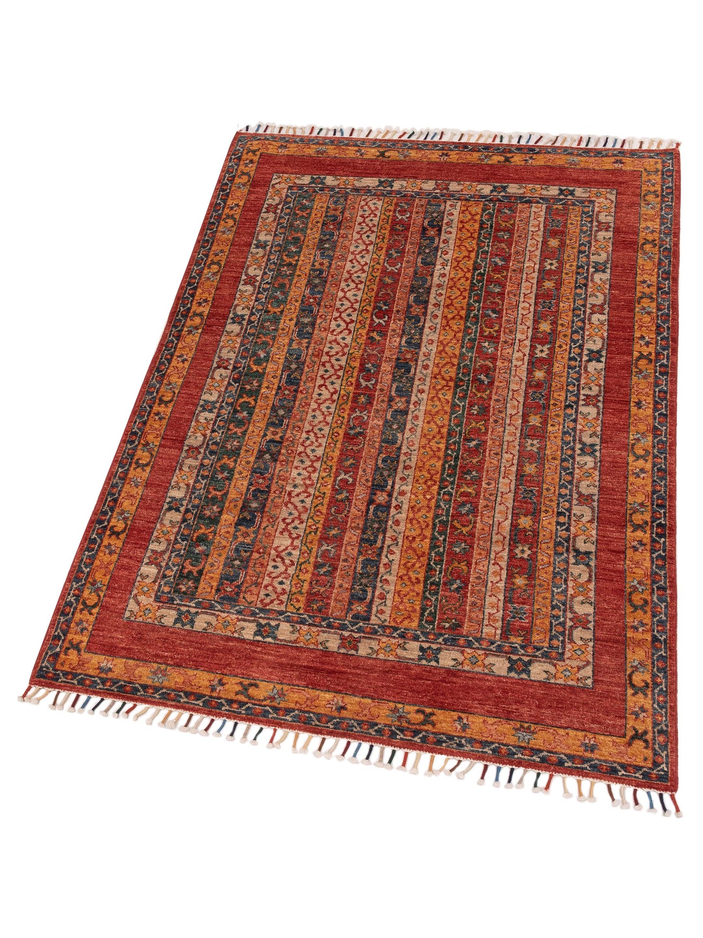 Shawl 148867 Multi Multi 4.1x5.11 Hand Knotted Rug