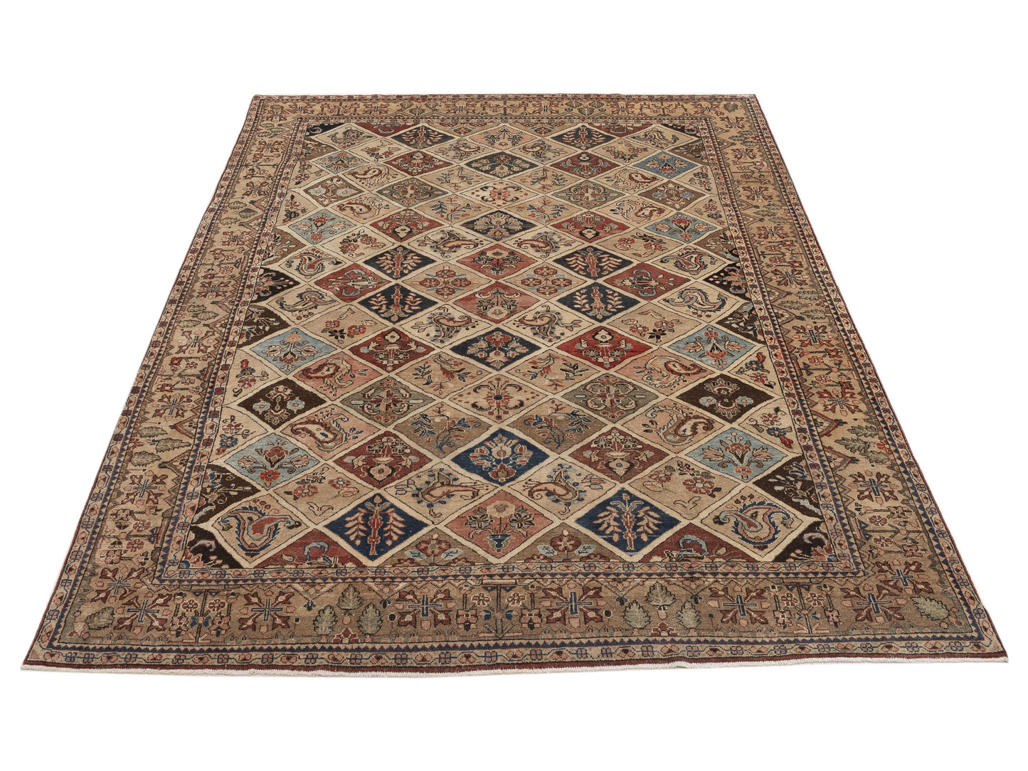 Persian 153621 Multi Multi 8.9x12.2 Hand Knotted Rug