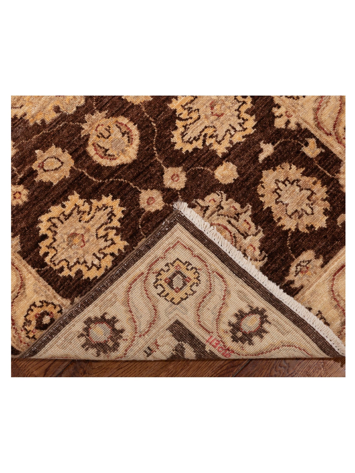 Sultan 113016 Brown Ivory 2.6x12 Hand Knotted Rug