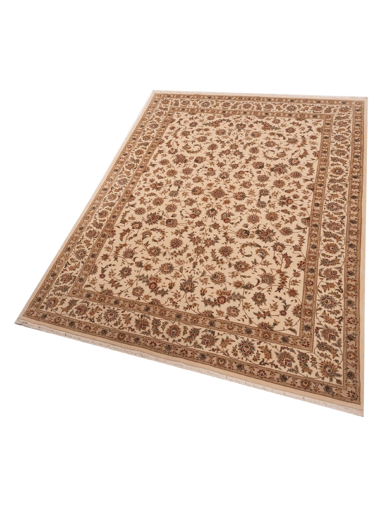 Magnolia 121064 Ivory Ivory 9x12 Hand Knotted Rug
