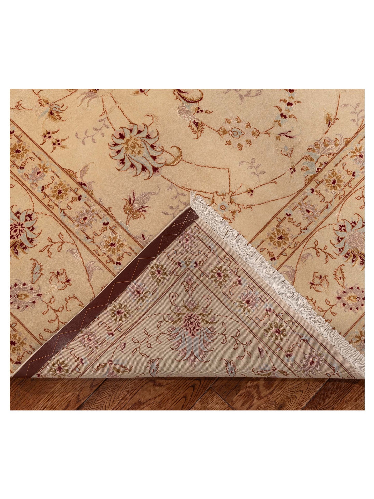 Mastersilk 81091 Ivory Ivory 10x13.2 Hand Knotted Rug