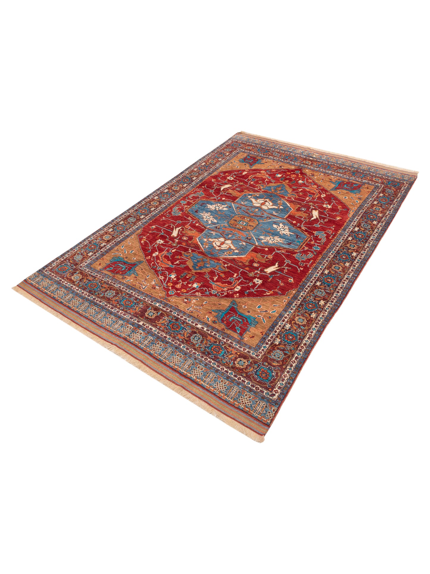 Sultan 152368 Red Brown 8.5x12.5 Hand Knotted Rug