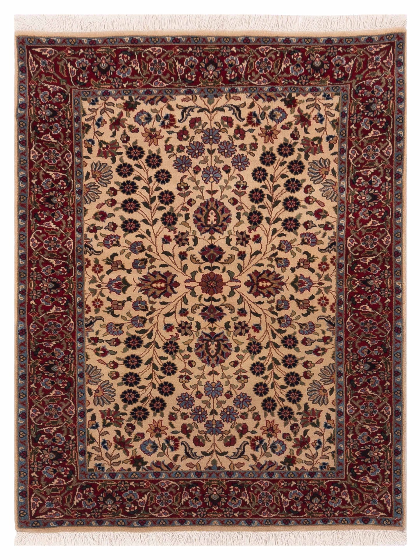 Pasha Hereke  Ivory Red Traditional