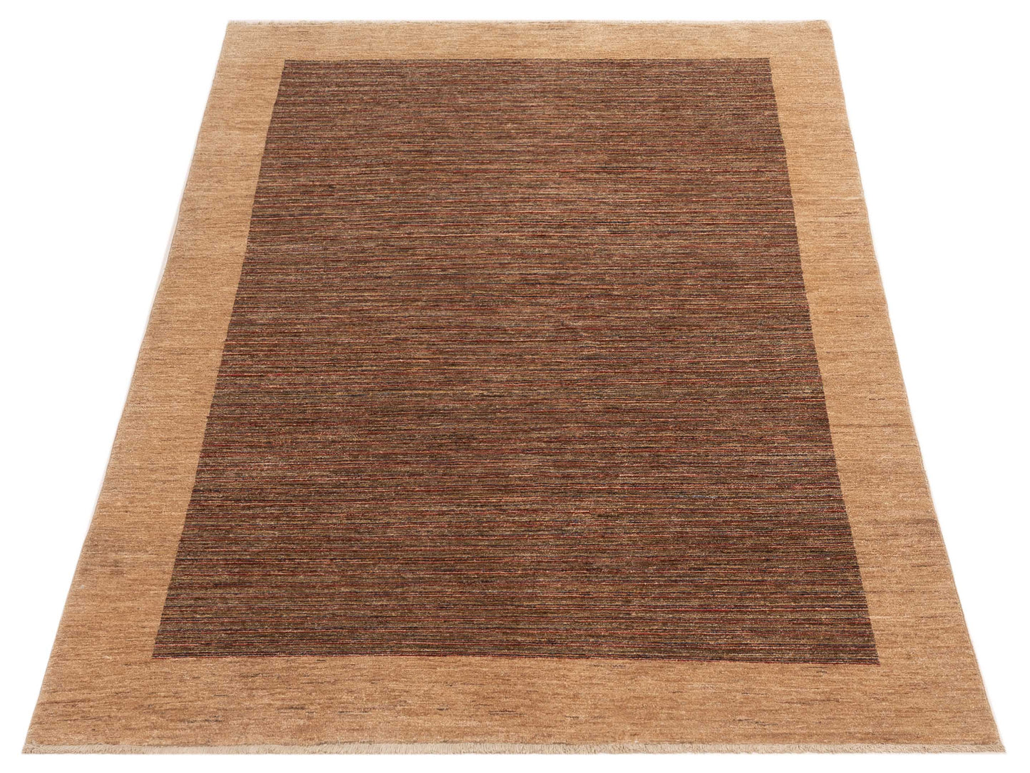 Bahar 92407 Brown Beige 5.10x8.4 Hand Knotted Rug