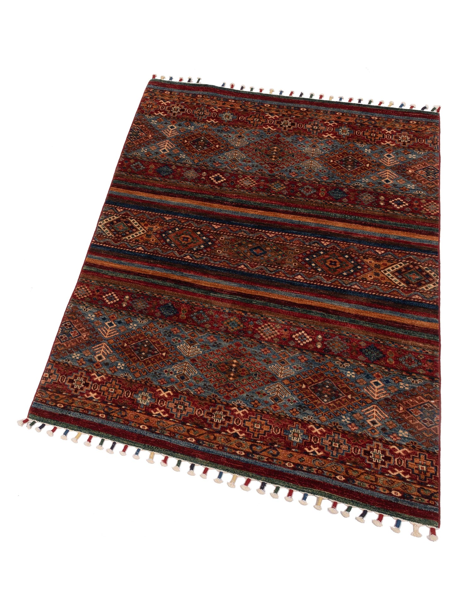 Khorjin 144902 Multi 4.2x5.9 Hand Knotted Rug