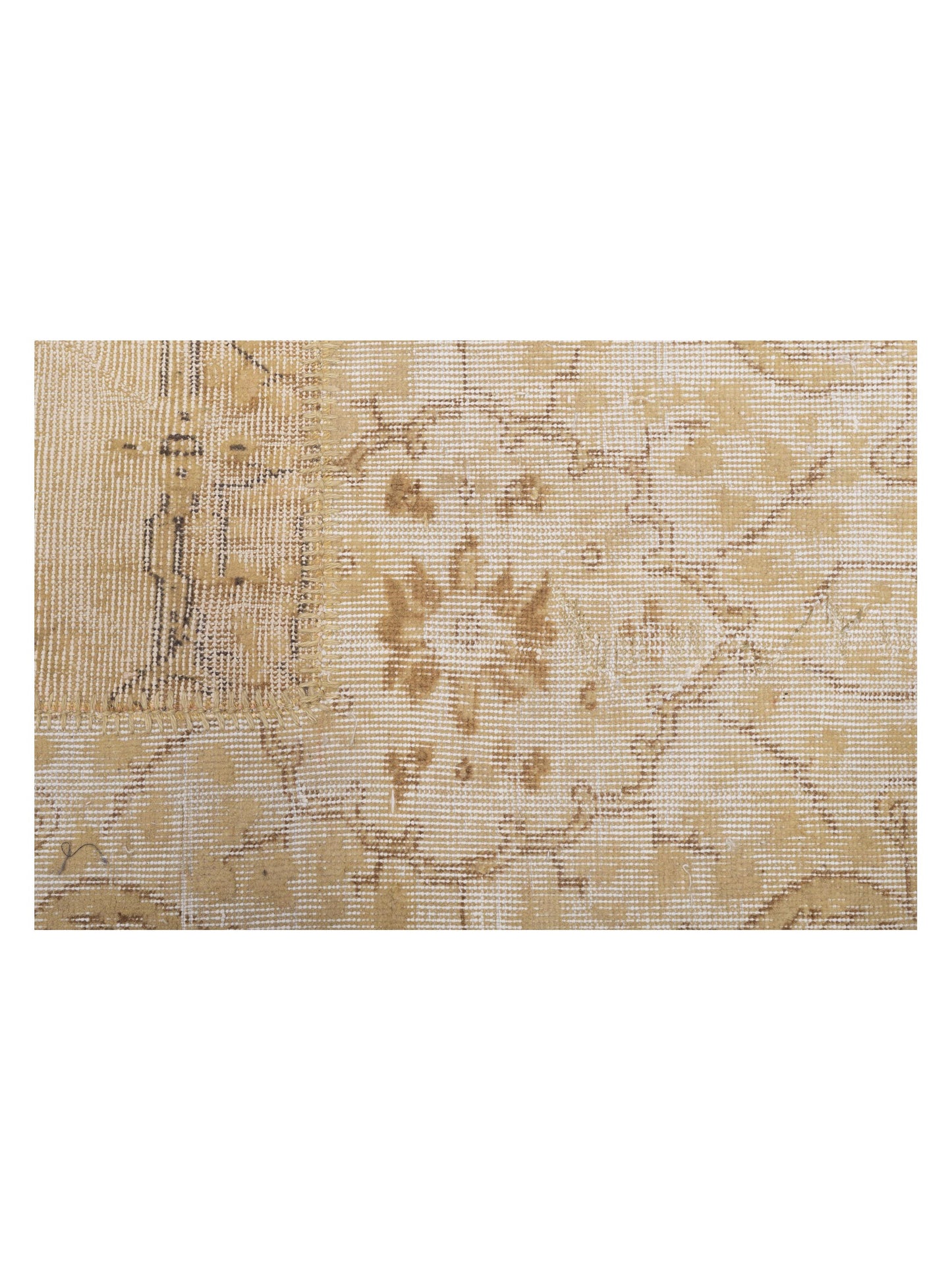 Turkish Vestige Patchwork 146035 Light Green 10.1x13.11 Hand Knotted Rug