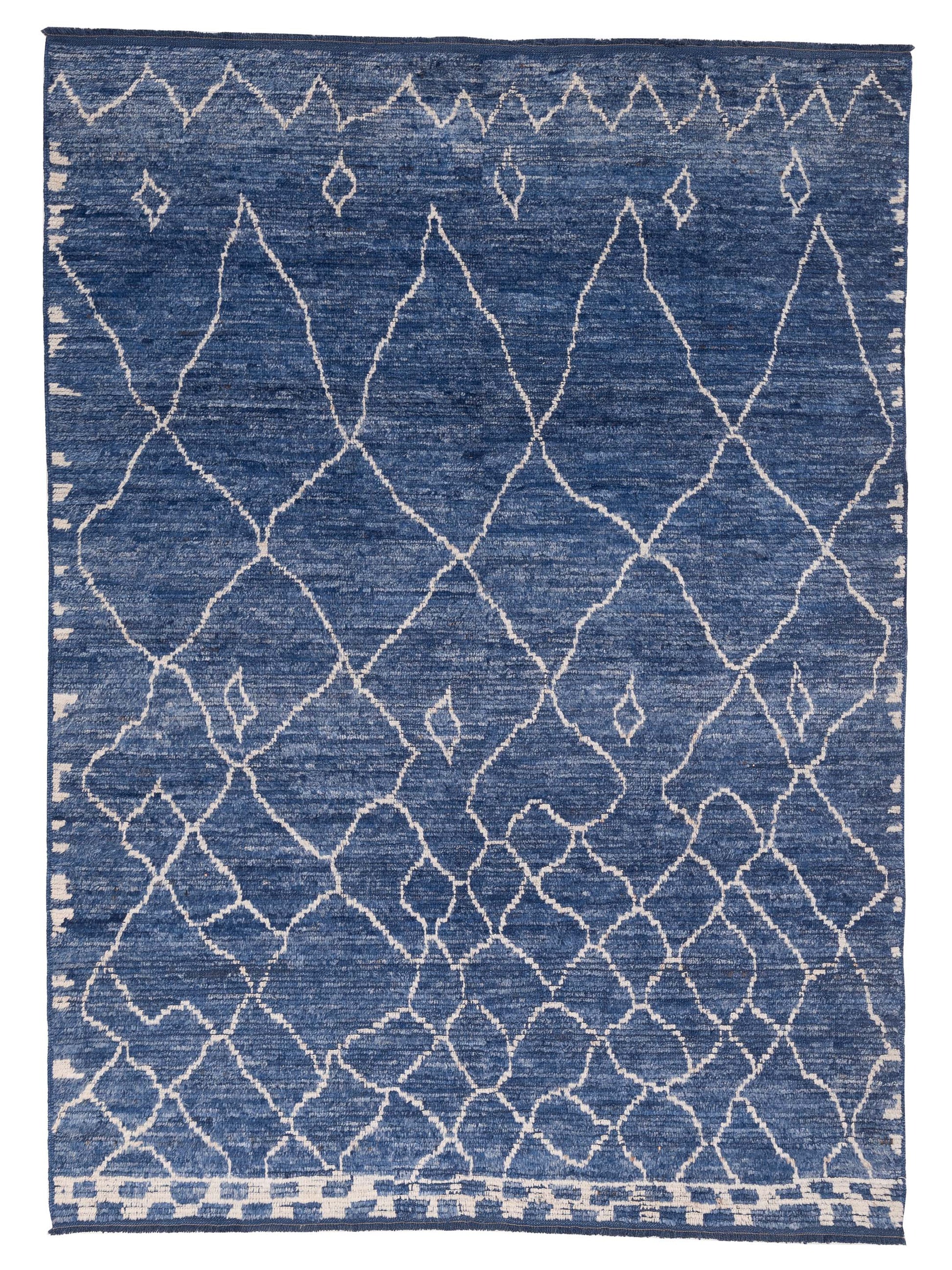 Pasha Berber  Blue Ivory Contemporary