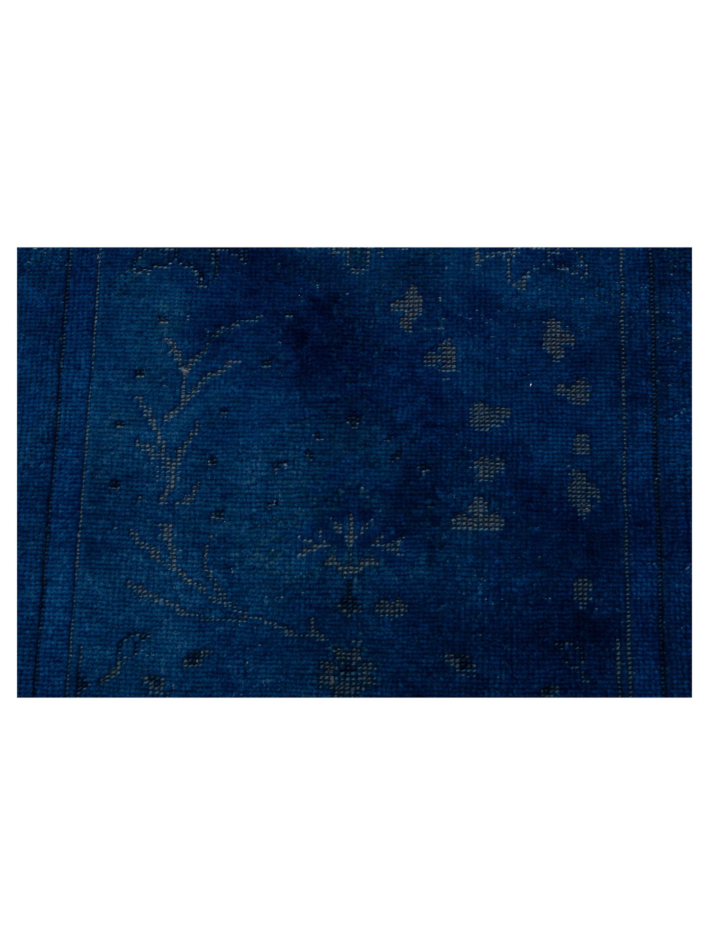 Vintage 108951 Blue 2.8x14.5 Hand Knotted Rug