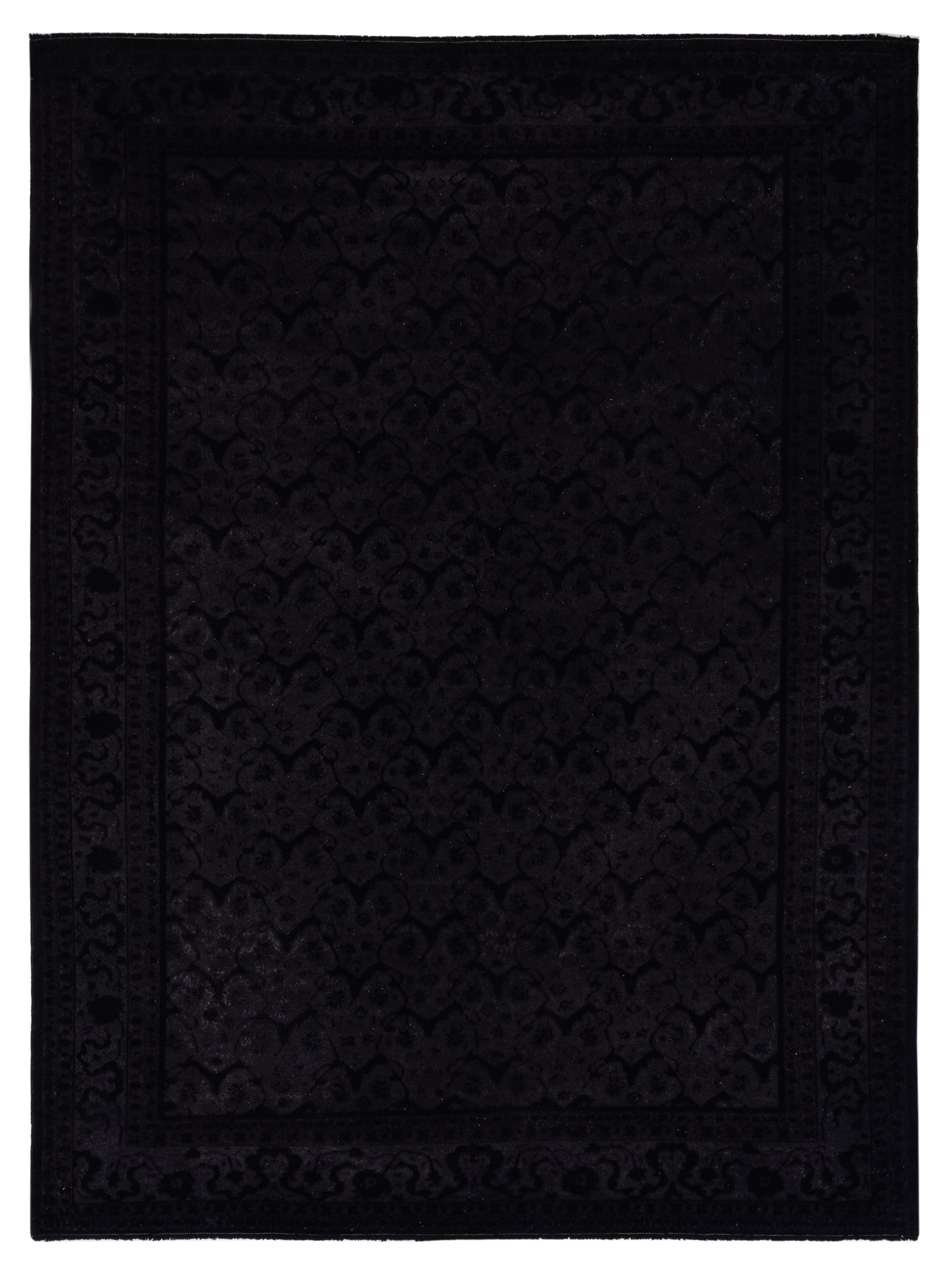 Pasha Antique Loom  Black Black Traditional