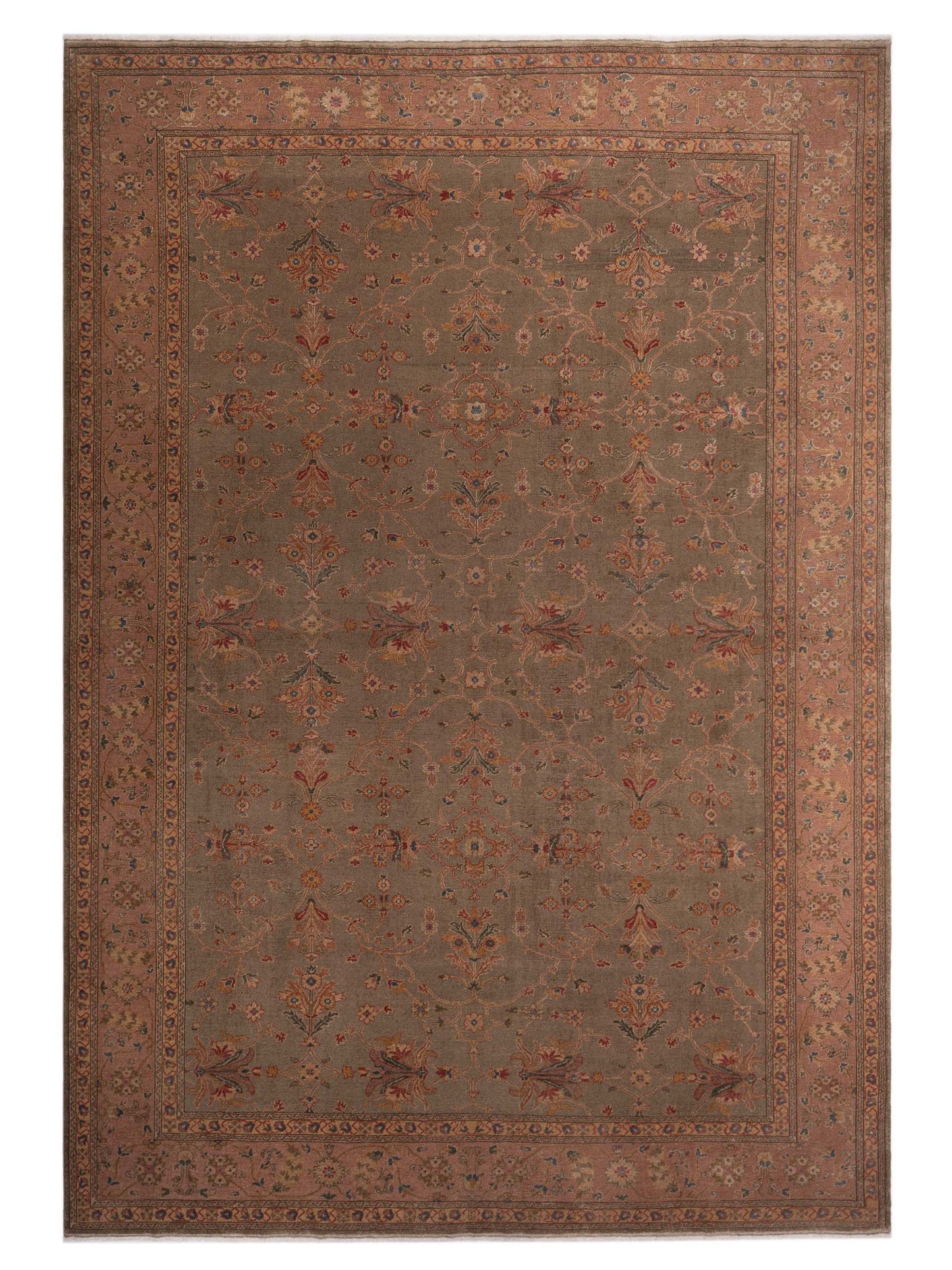 Pasha Turkish Elvan  Green Pink Traditional