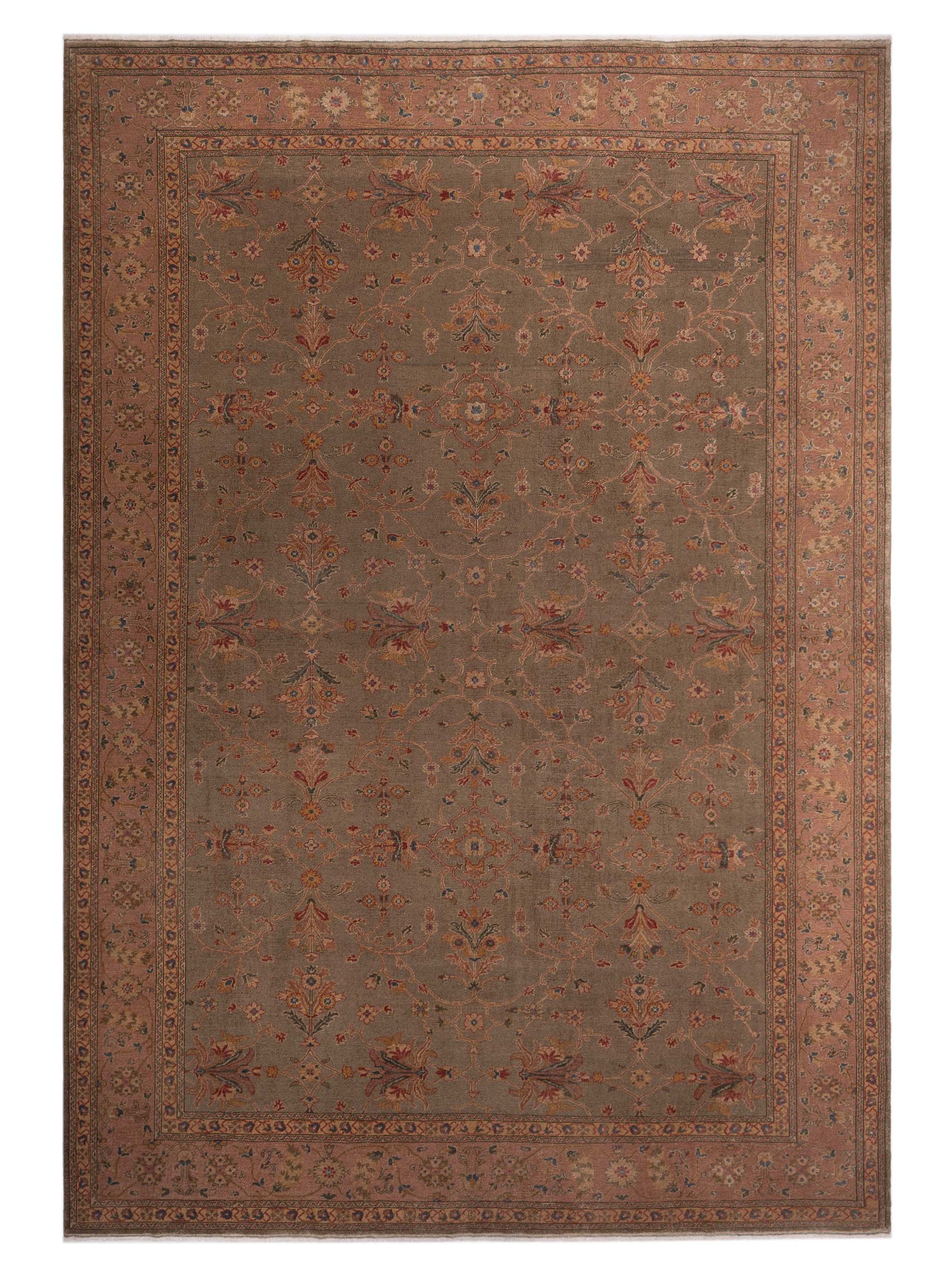Pasha Turkish Elvan  Green Pink Traditional