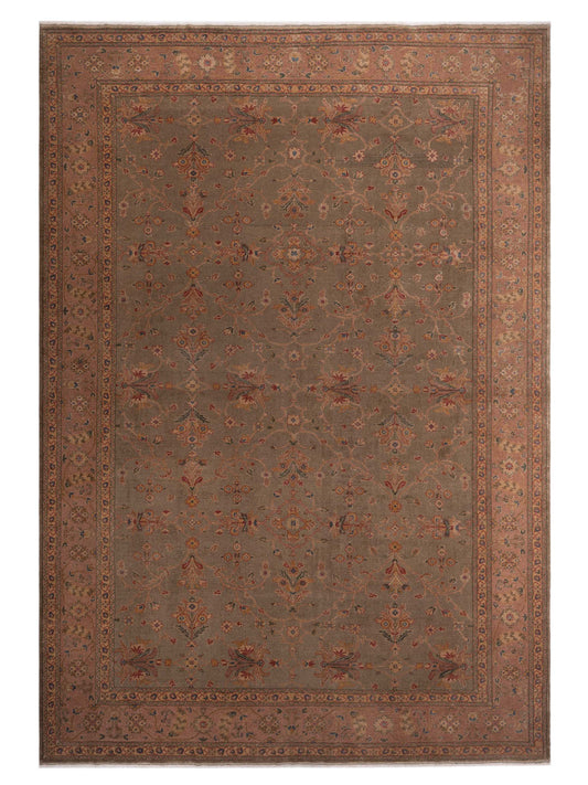 Pasha Turkish Elvan  Green Pink Traditional