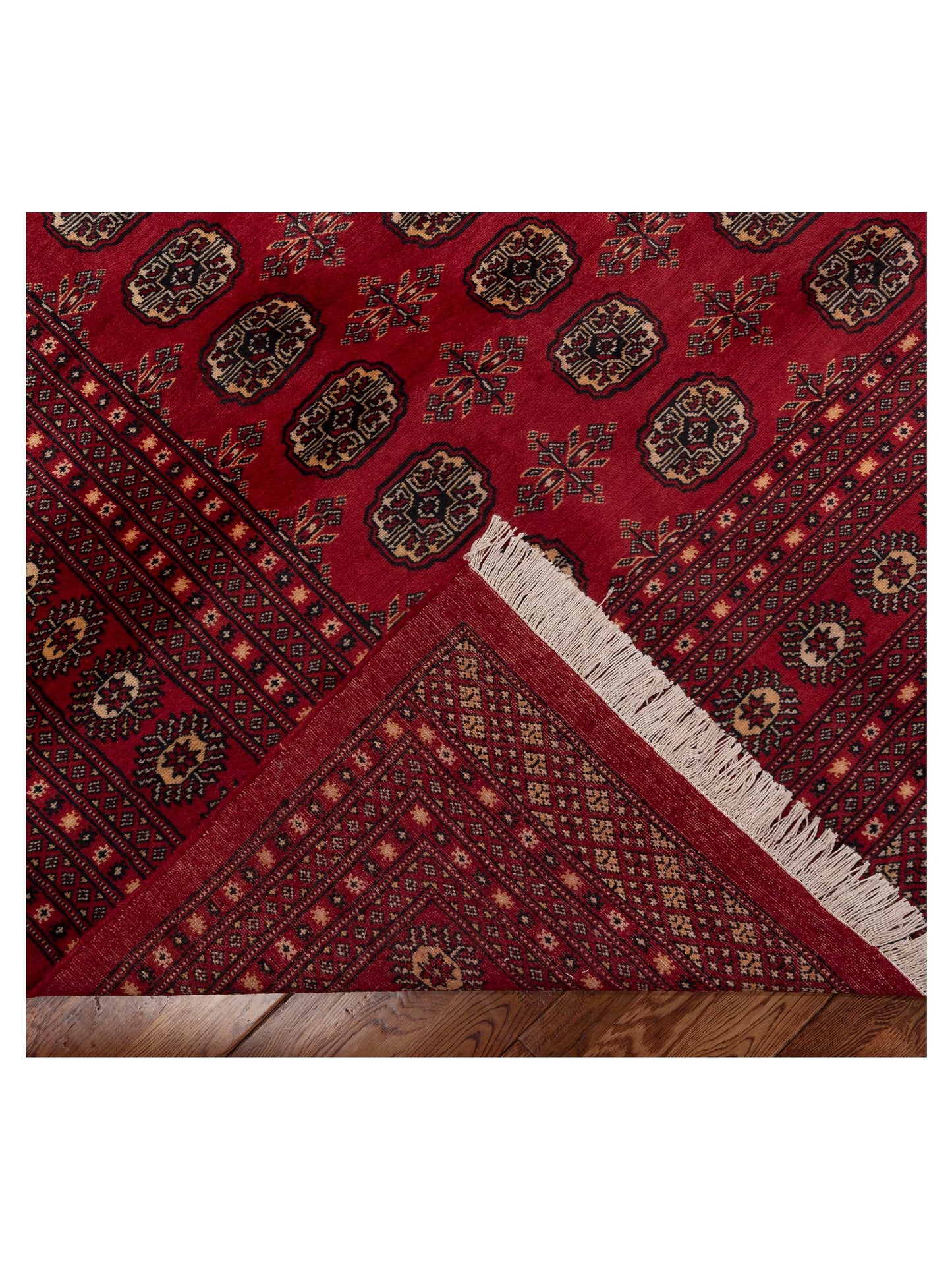 Bokhara 151612 Red Red 8.3x10.10 Hand Knotted Rug