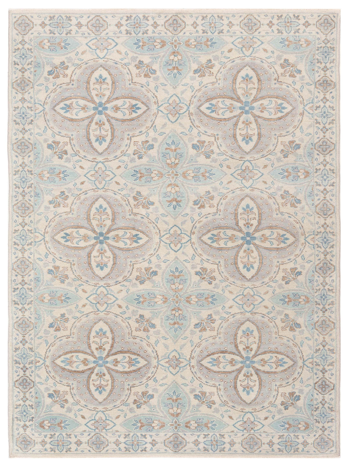 Rajpur Andalusia  Ivory Blue Transitional