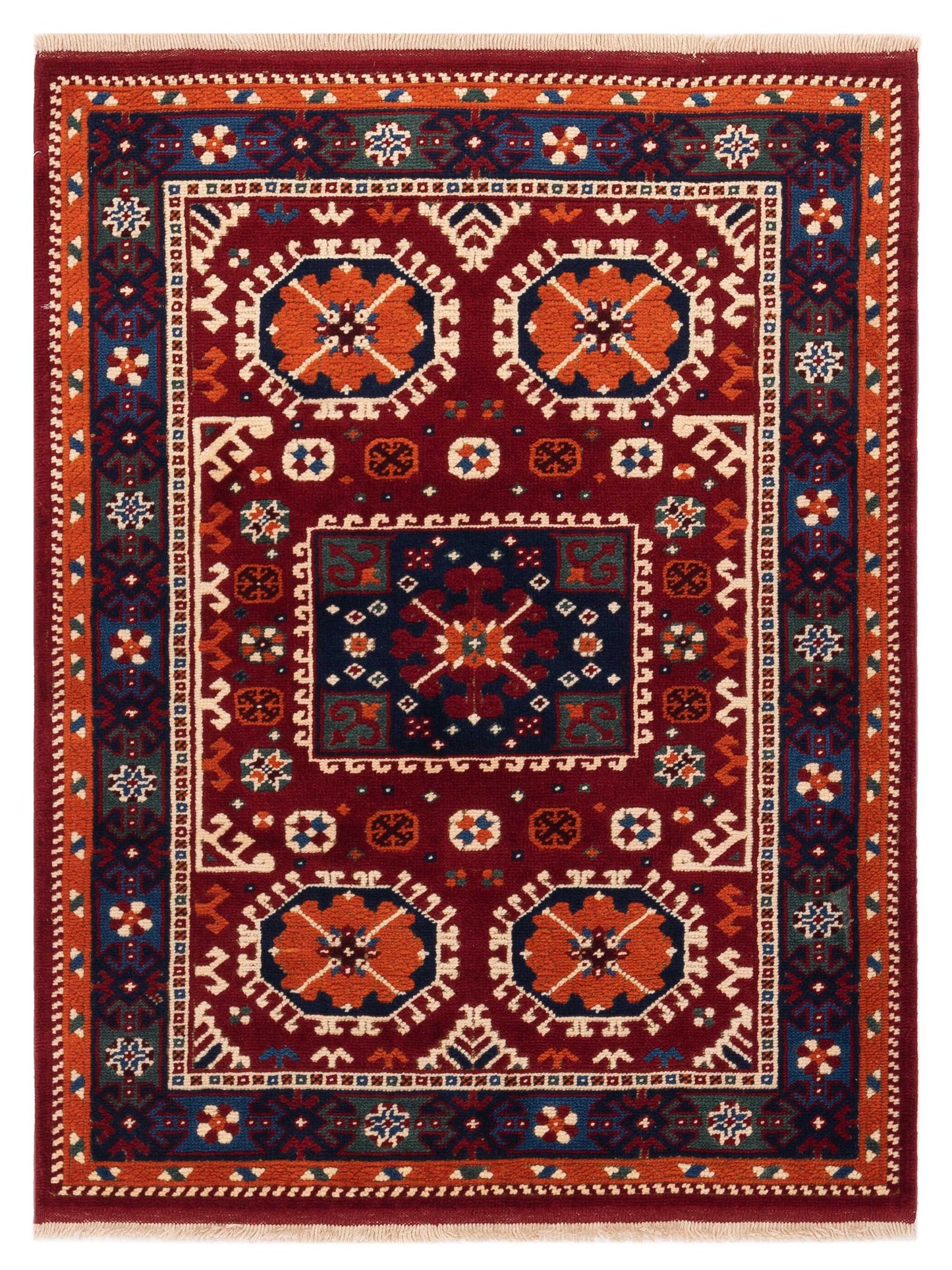 Pasha Turkish Shirwan  Red Blue Traditional