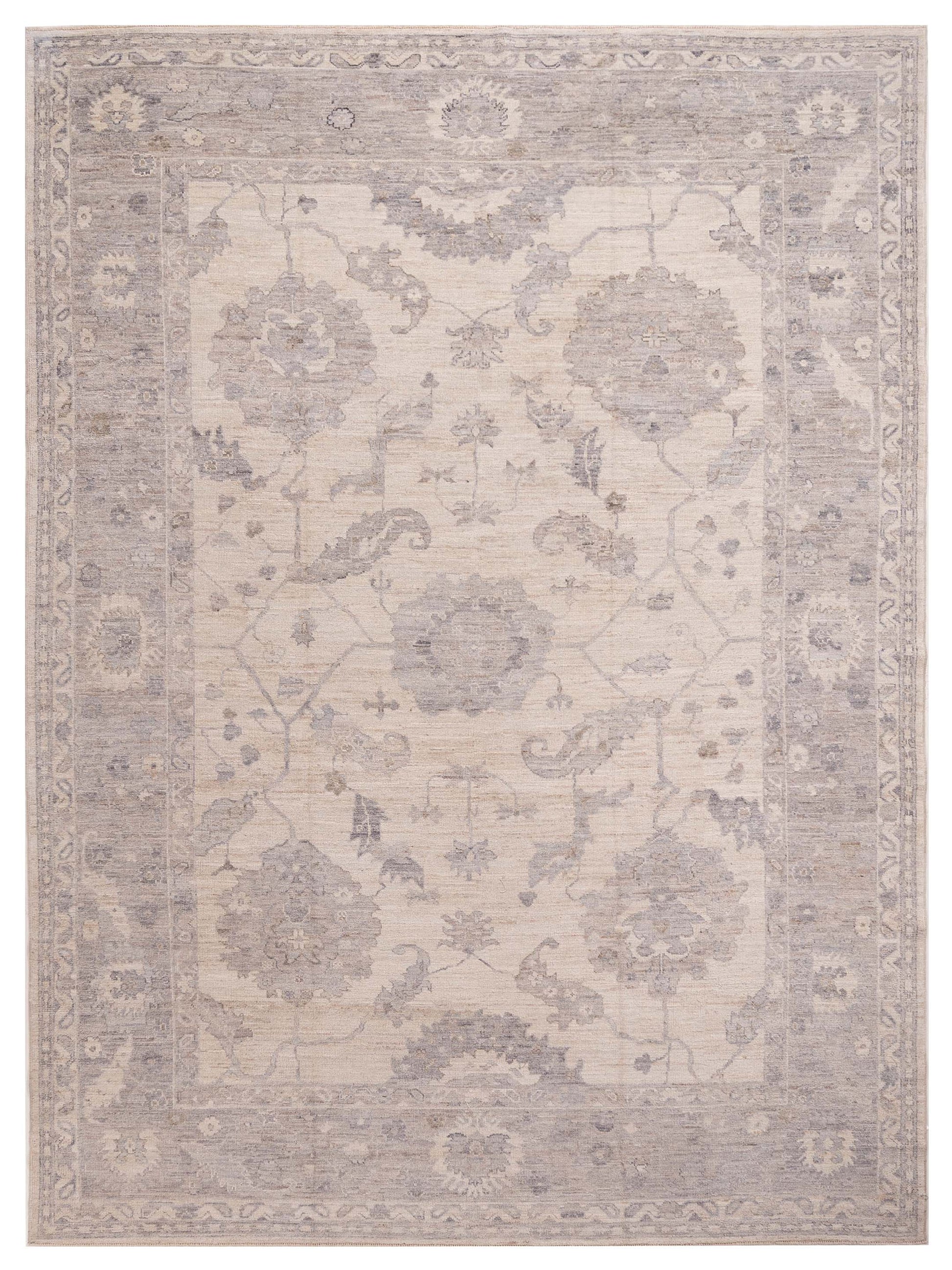 Anadol Angora Oushak  Ivory Gray Traditional