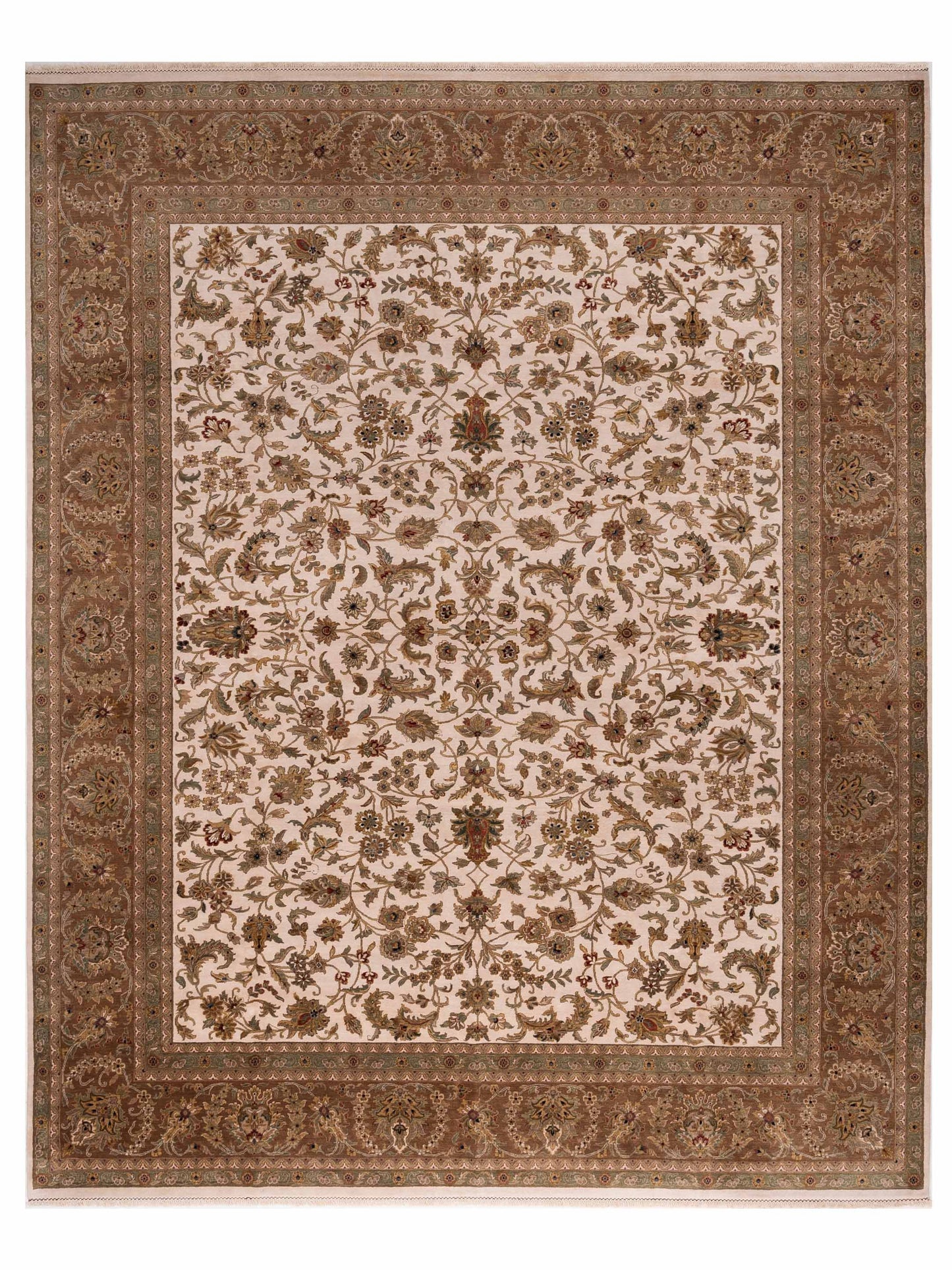 Rajpur Crown  Ivory Brown Transitional