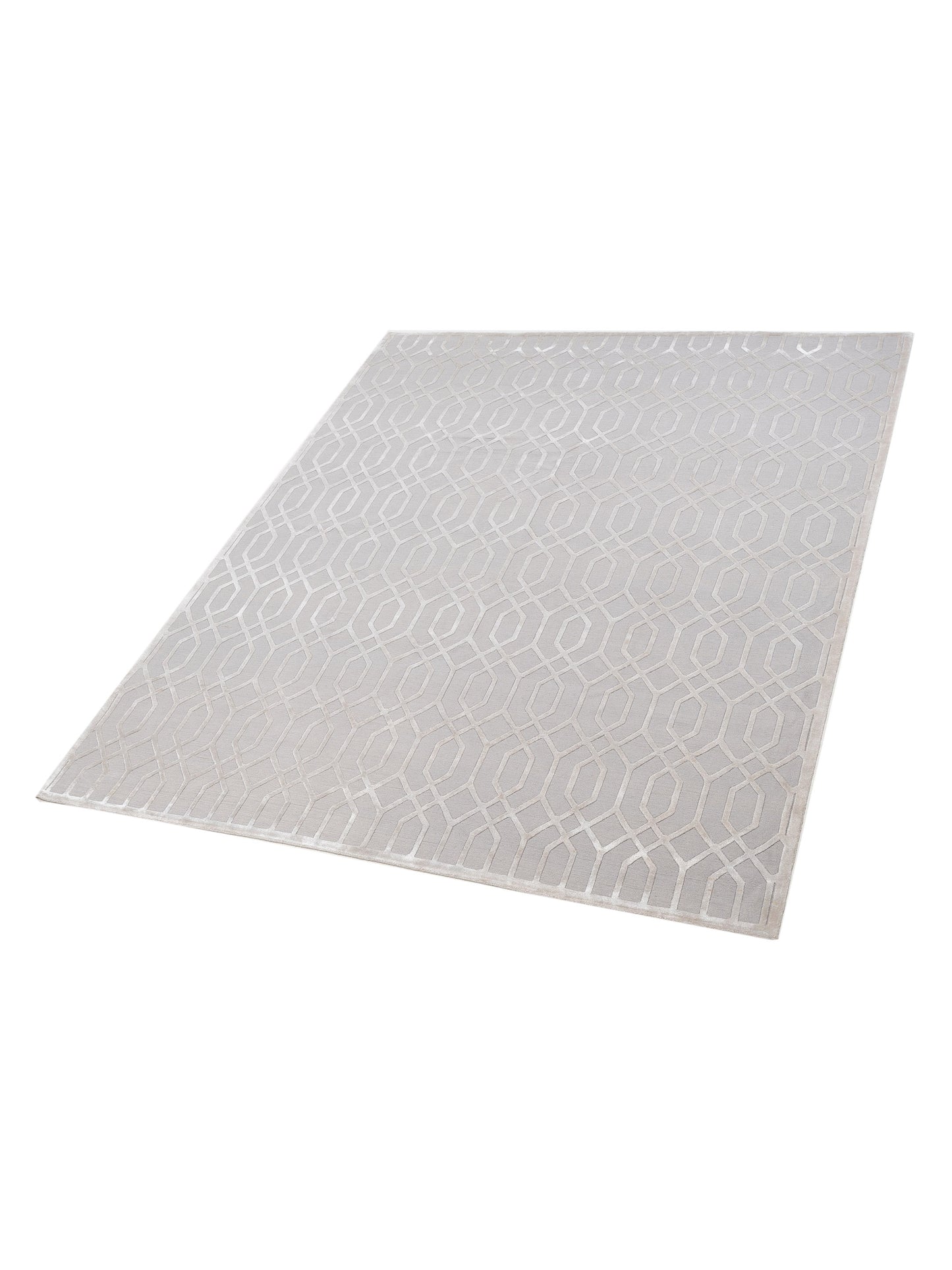 Tibetino 127477 Silver 8.2x10.2 Hand Knotted Rug