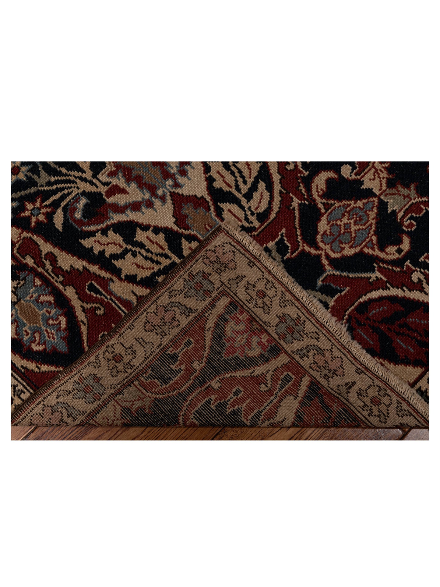 Persian 147337 Navy Ivory 3x10.10 Hand Knotted Rug