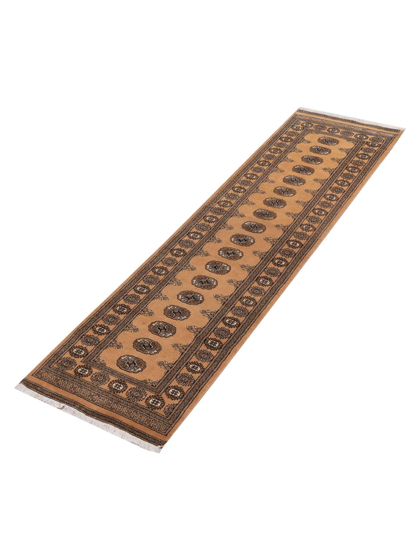 Bokhara 153436 Beige Beige 2.7x9.10 Hand Knotted Rug