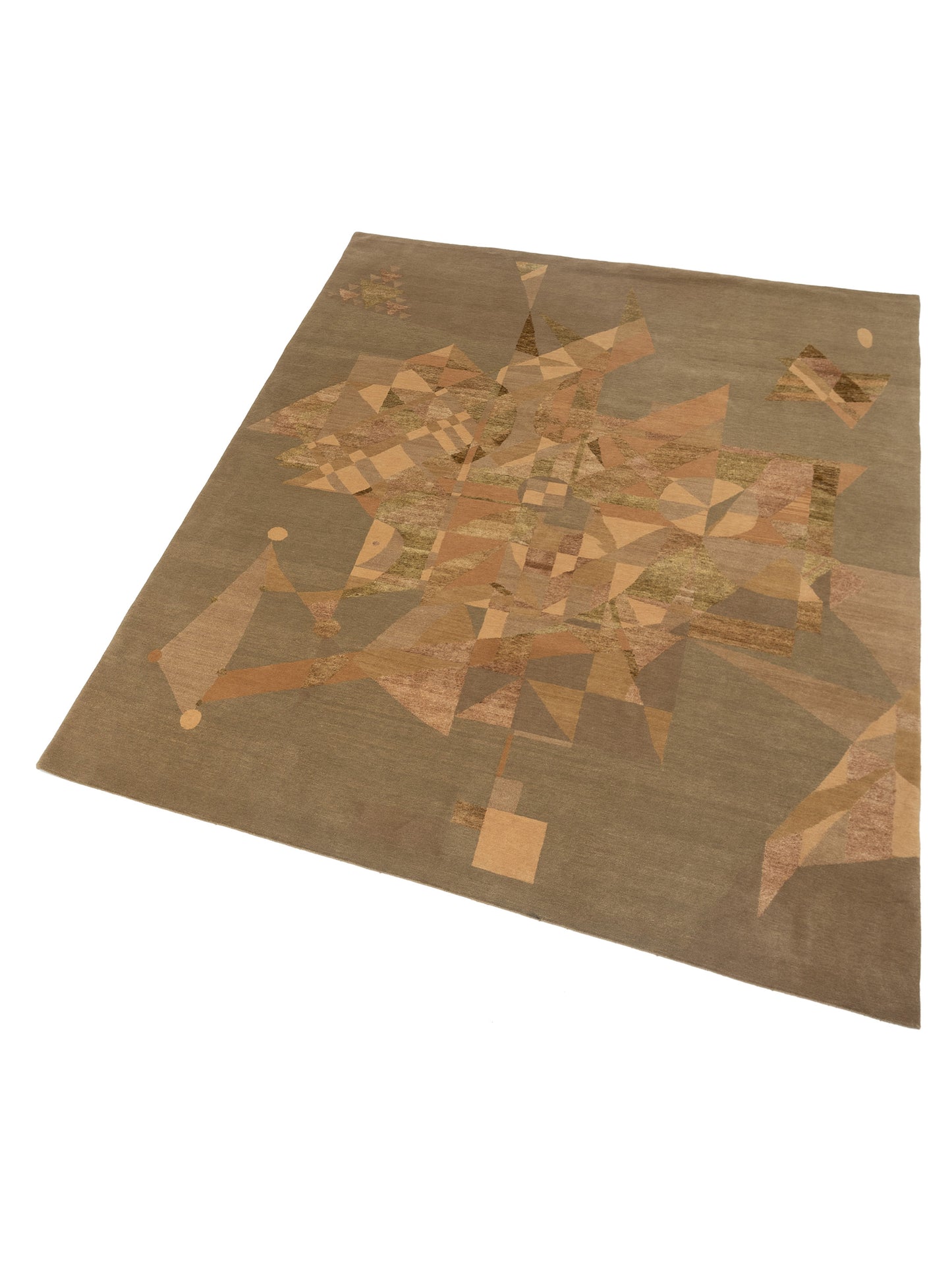 Tibetino 107256 Green 8x10 Hand Knotted Rug