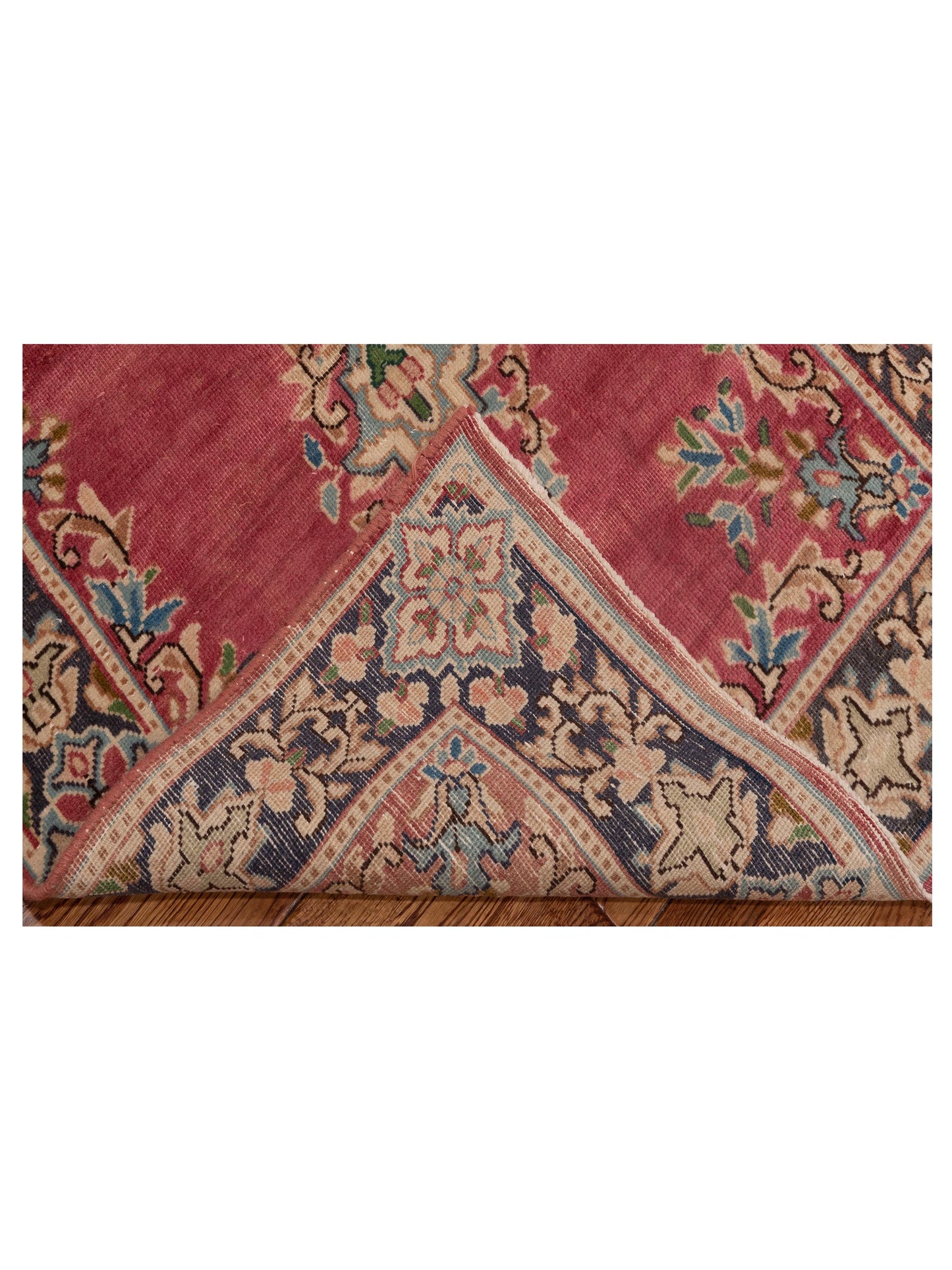 Persian 85783 Pink Brown 2.11x14.2 Hand Knotted Rug