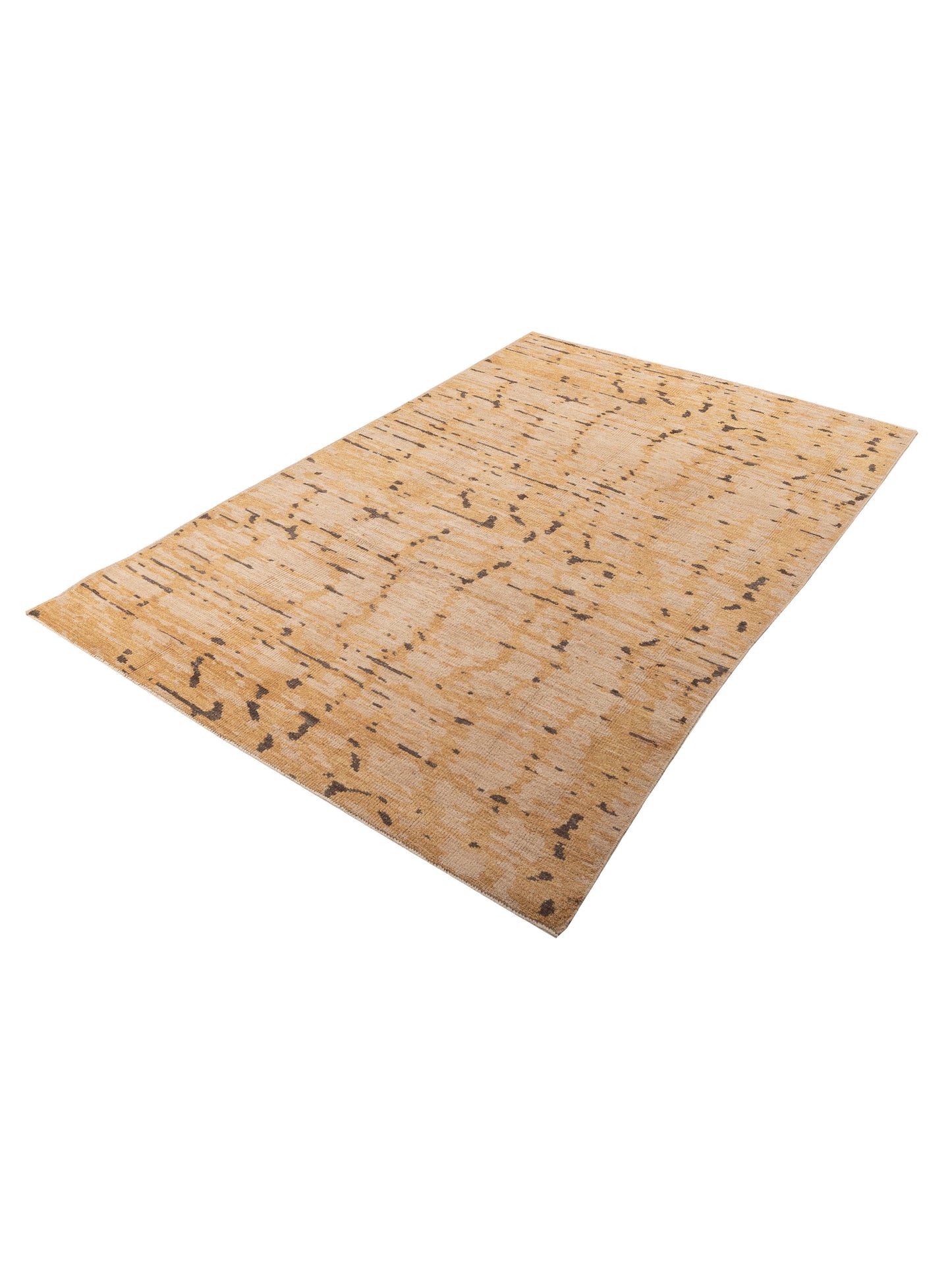 Atlas 156009 Gold Beige 8.3x12.3 Hand Knotted Rug