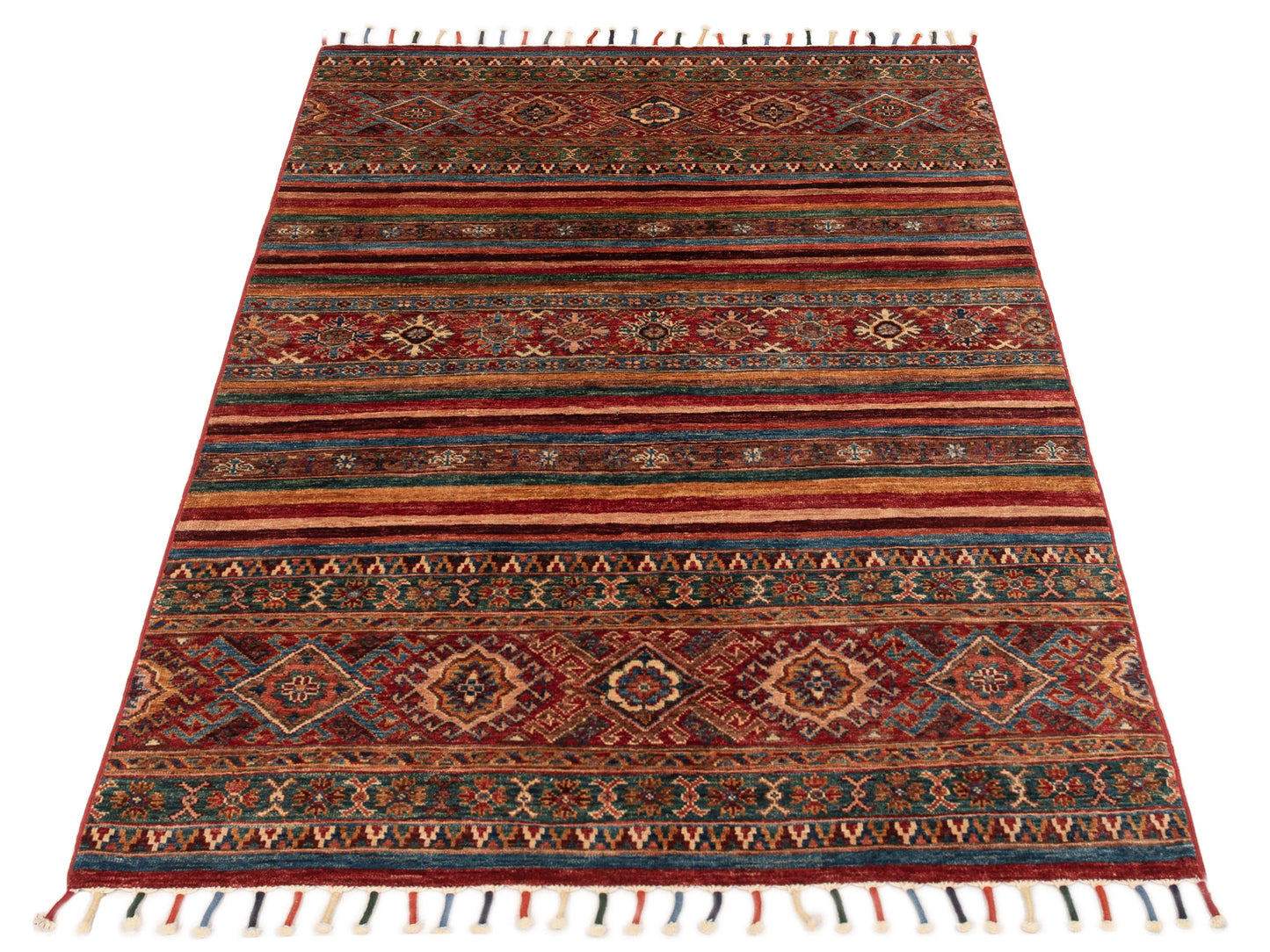 Khorjin 149064 Multi Multi 4.1x6 Hand Knotted Rug