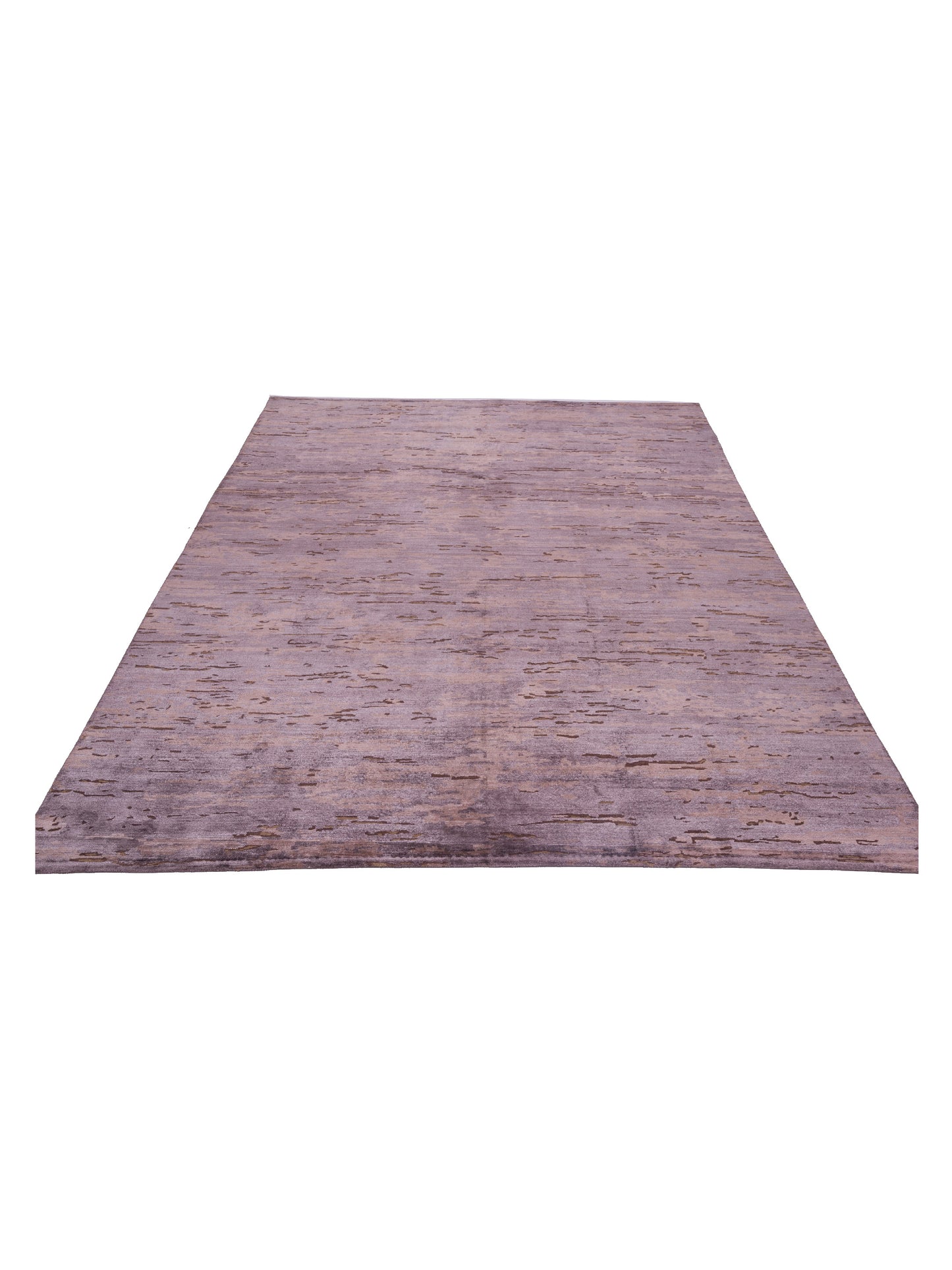 Tibetino 127585 Brown Brown 8.10x11.8 Hand Knotted Rug