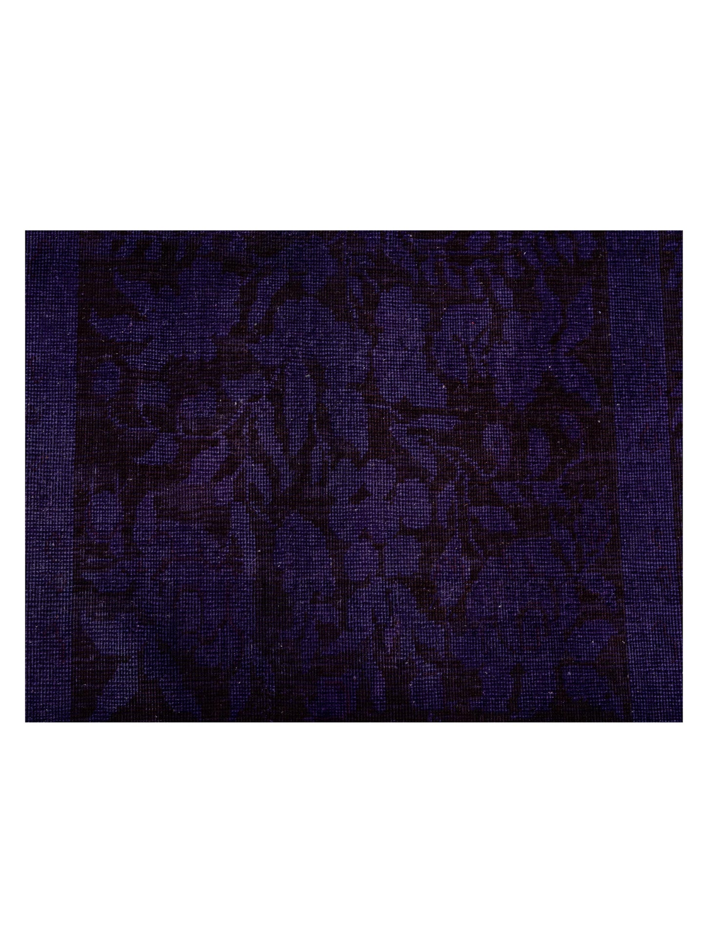 Vintage 107386 Purple 4.11x7.10 Hand Knotted Rug