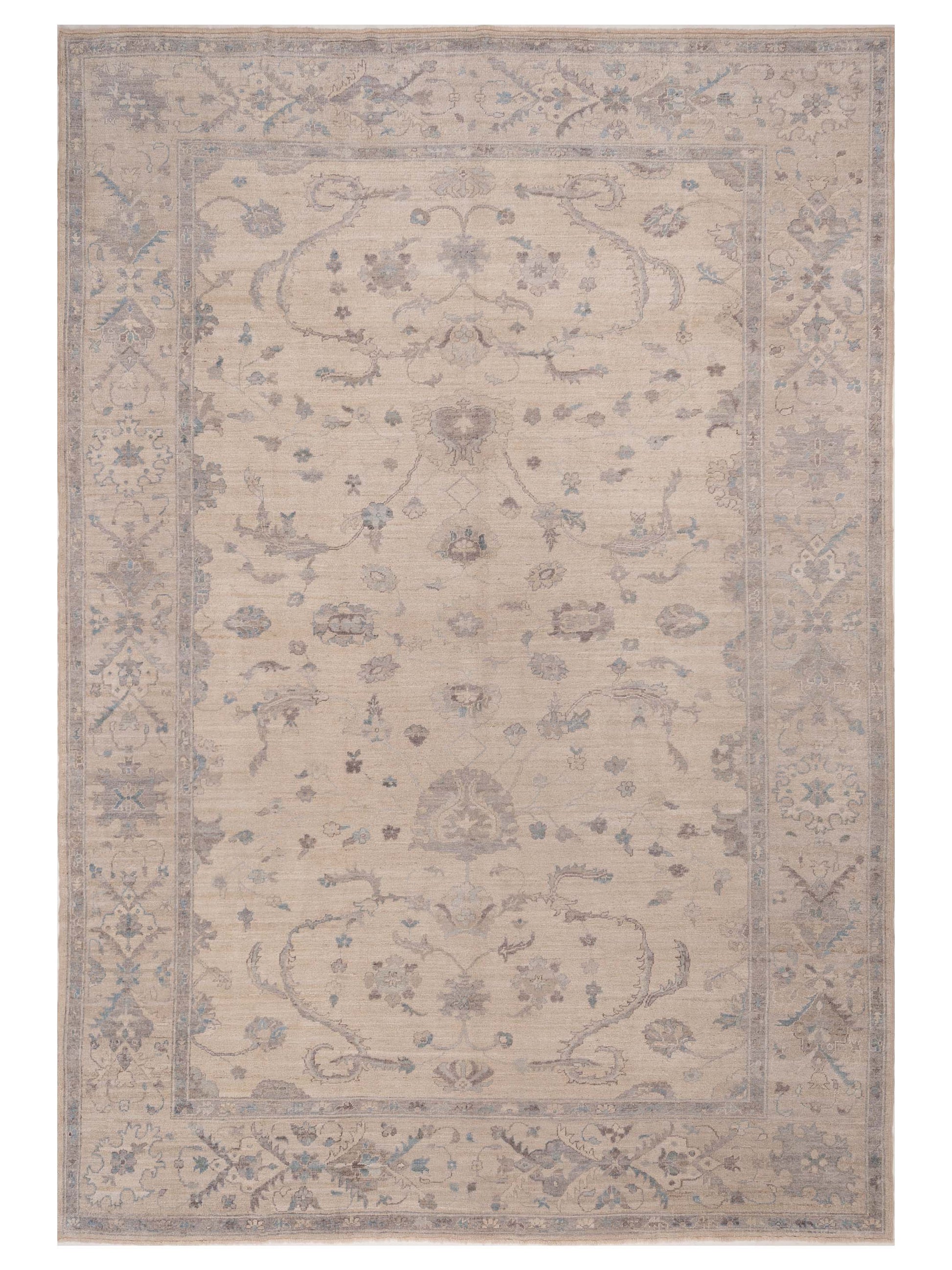 Anadol Angora Oushak  Ivory Ivory Traditional