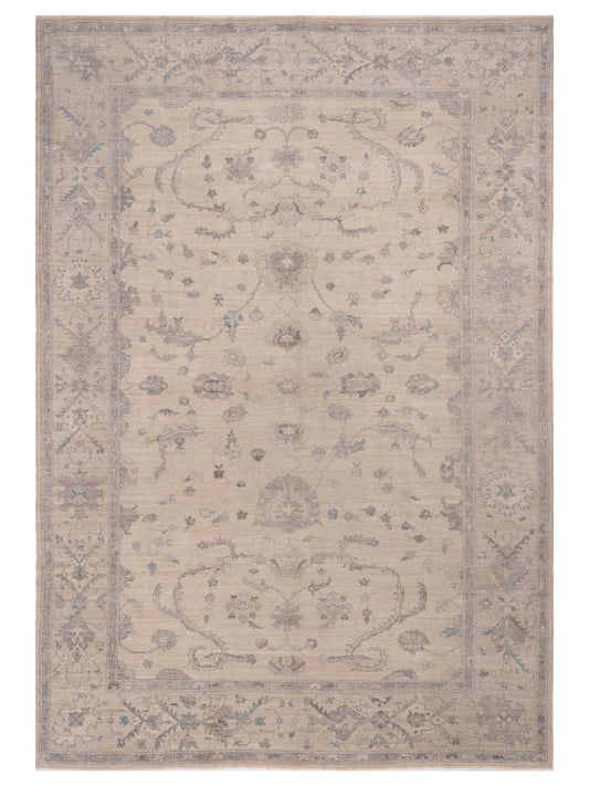 Anadol Angora Oushak  Ivory Ivory Traditional