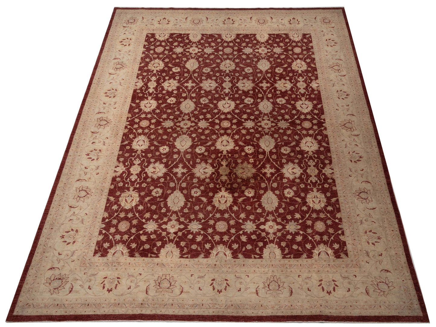Sultan 113003 Red Ivory 11.10x14.8 Hand Knotted Rug