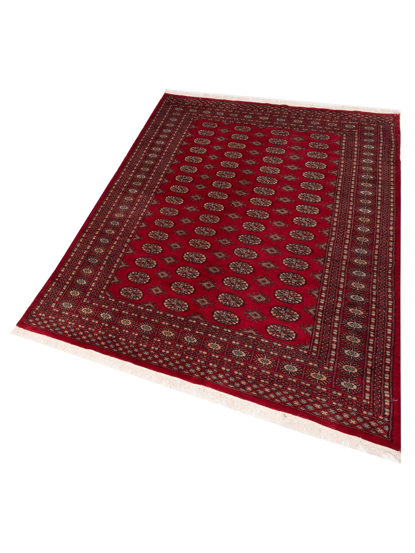 Bokhara 141406 Red 6.1x8.8 Hand Knotted Rug